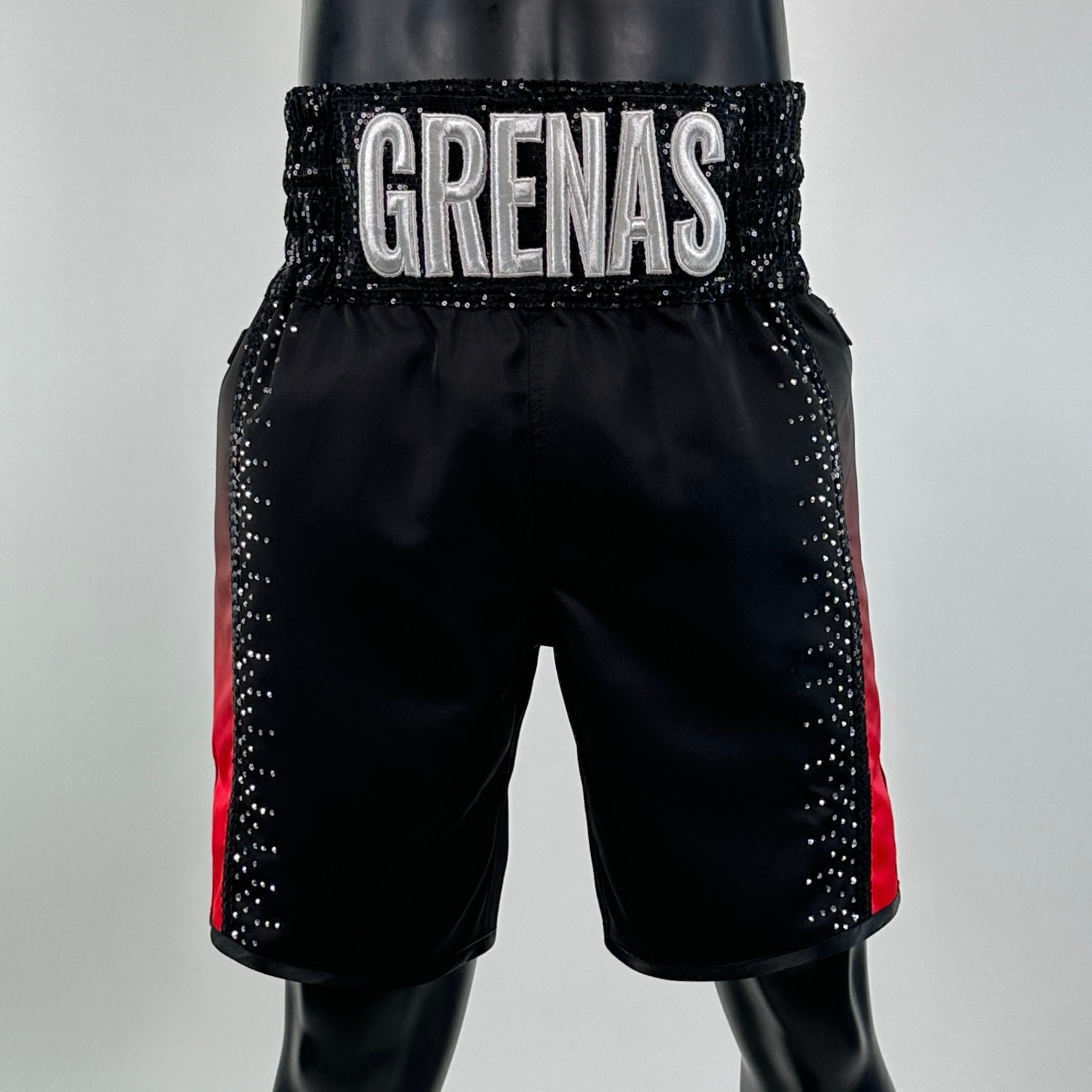 Side Stripe BX  Roger 154504 Custom Boxing Shorts & Trunks