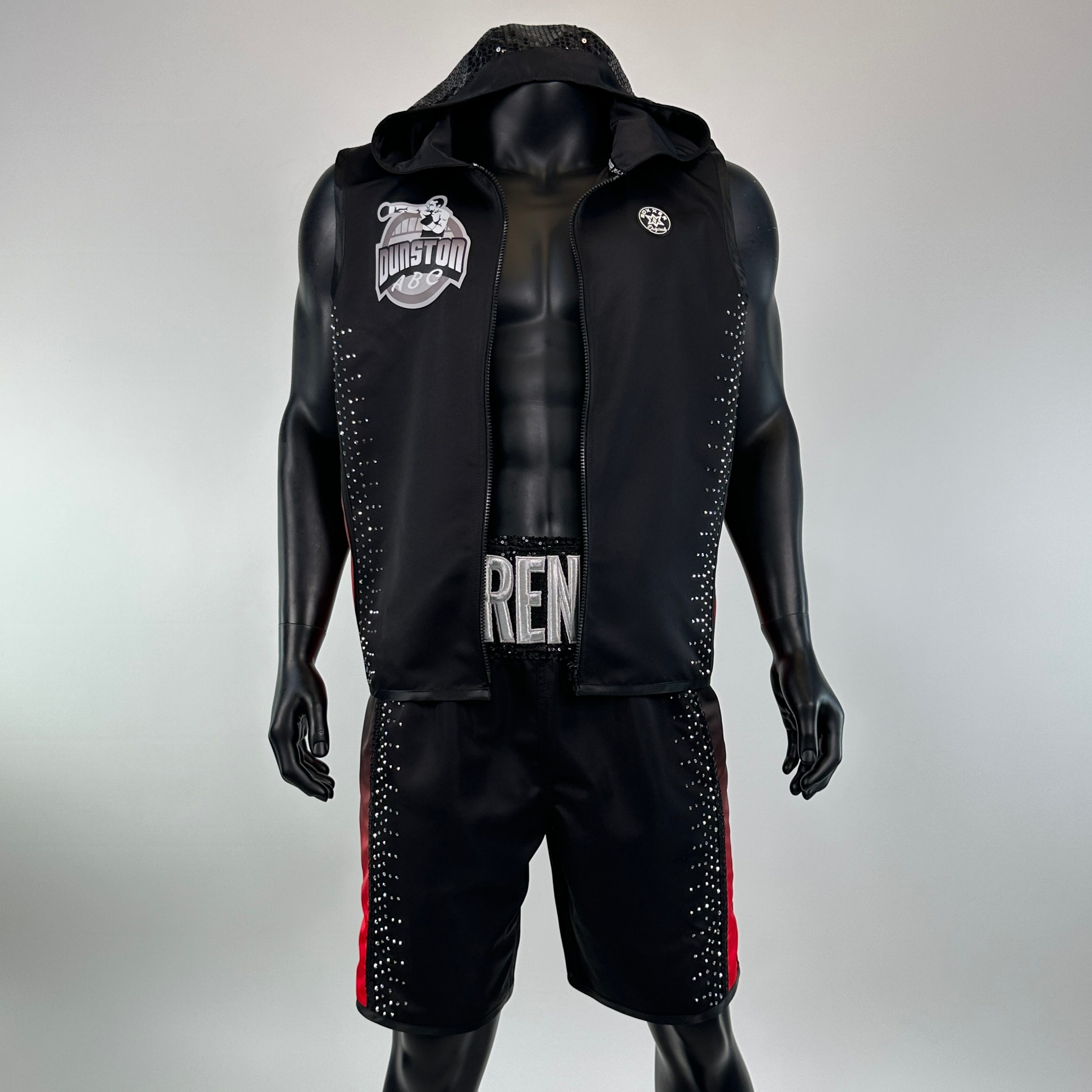 Side Stripe BX  Roger 154504 Custom Boxing Shorts & Trunks