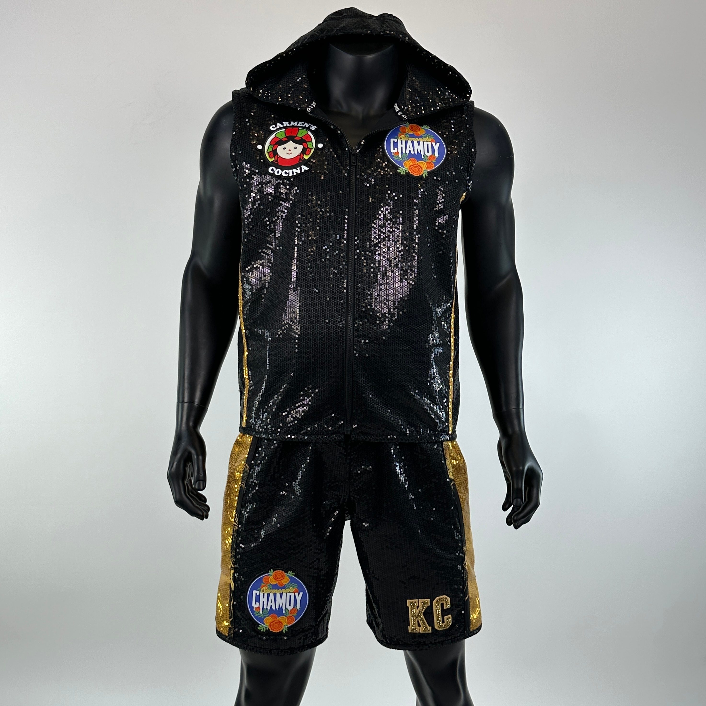 Side Stripe BX  Christina 155109 Custom Boxing Shorts & Trunks