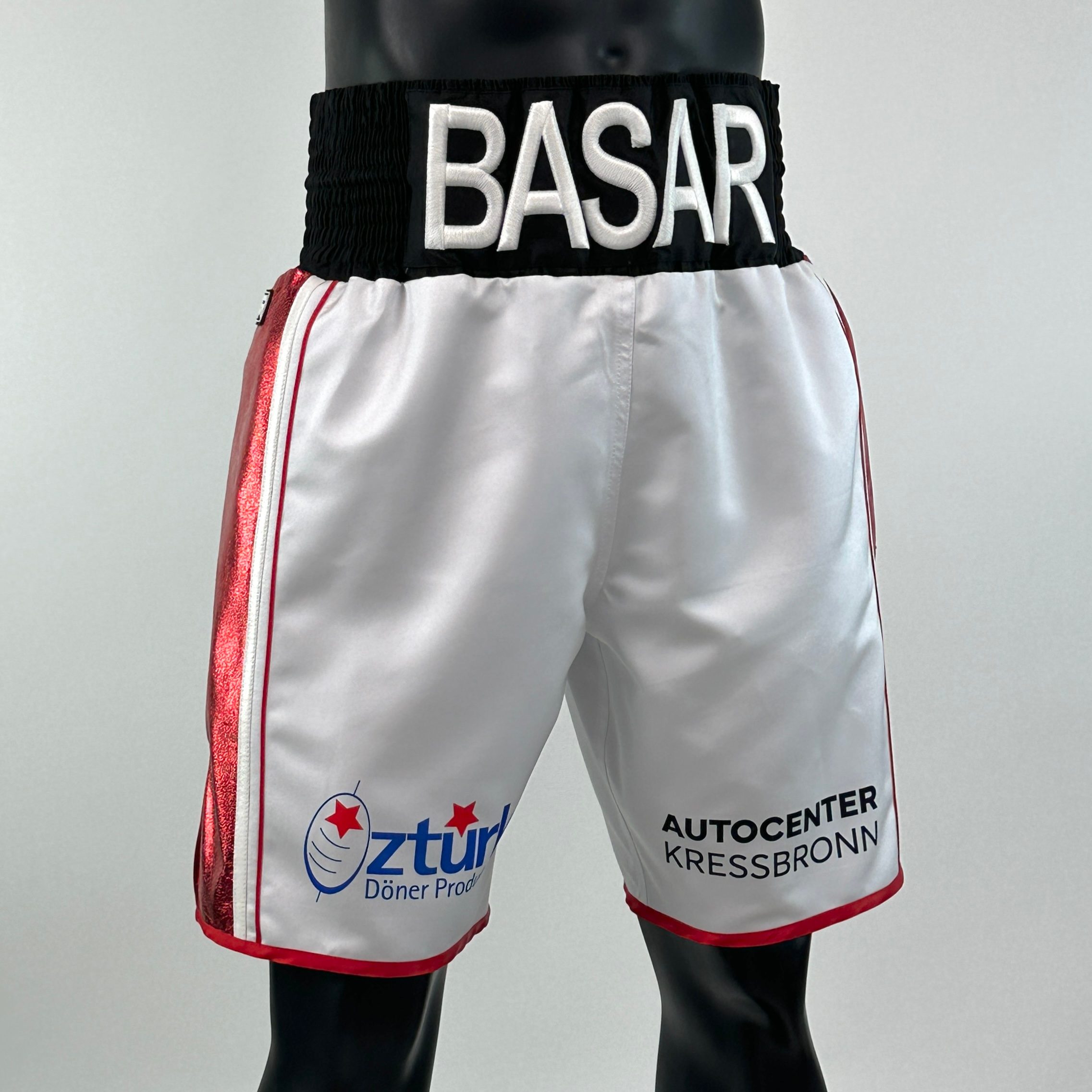 Side Stripe Luxury II Basar 155724 Custom Boxing Shorts & Trunks