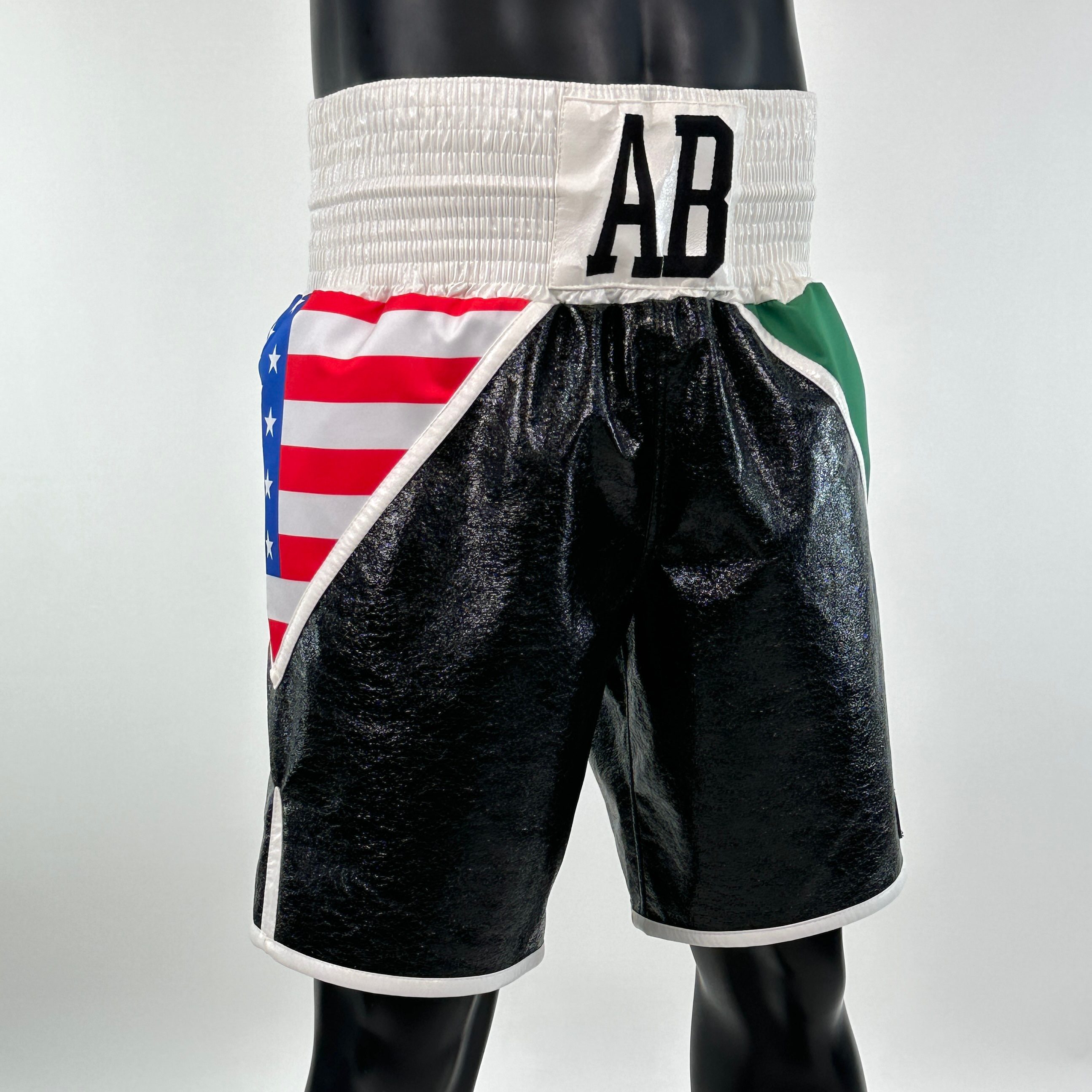 Mexican USA BX Abraham 156873 Custom Boxing Shorts & Trunks