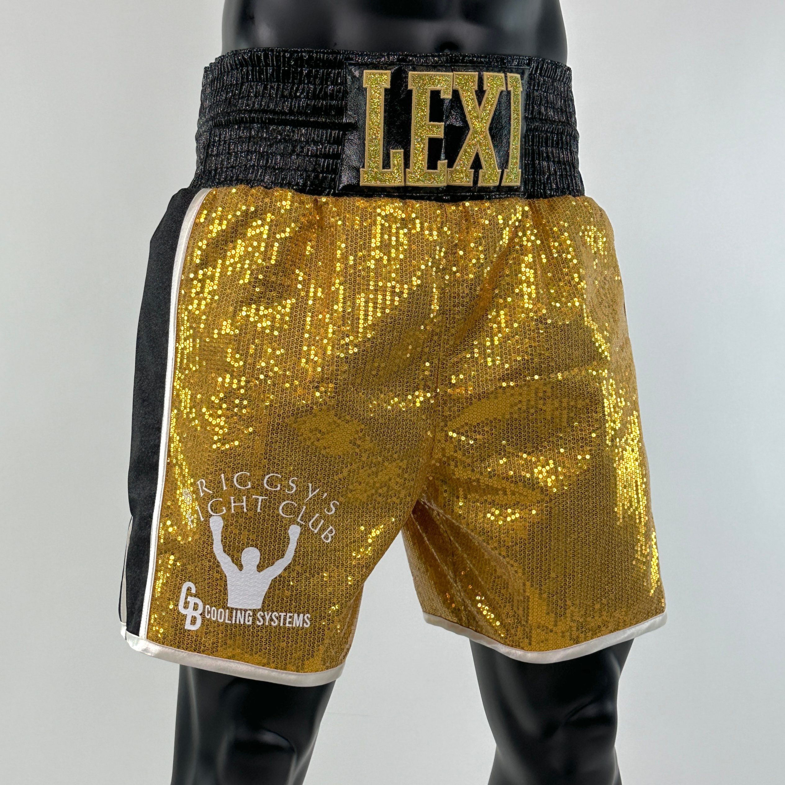 Side Stripe BX Old Briony 155603 Custom Boxing Shorts & Trunks