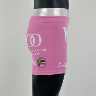 Classic Vale Tudo MMA Baby Pink Omar G Compression Shorts