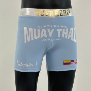 Classic Vale Tudo MMA Sky Blue Omar G Compression Shorts
