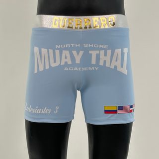 Classic Vale Tudo MMA Sky Blue Omar G Compression Shorts