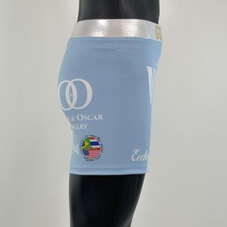 Classic Vale Tudo MMA Sky Blue Omar G Compression Shorts