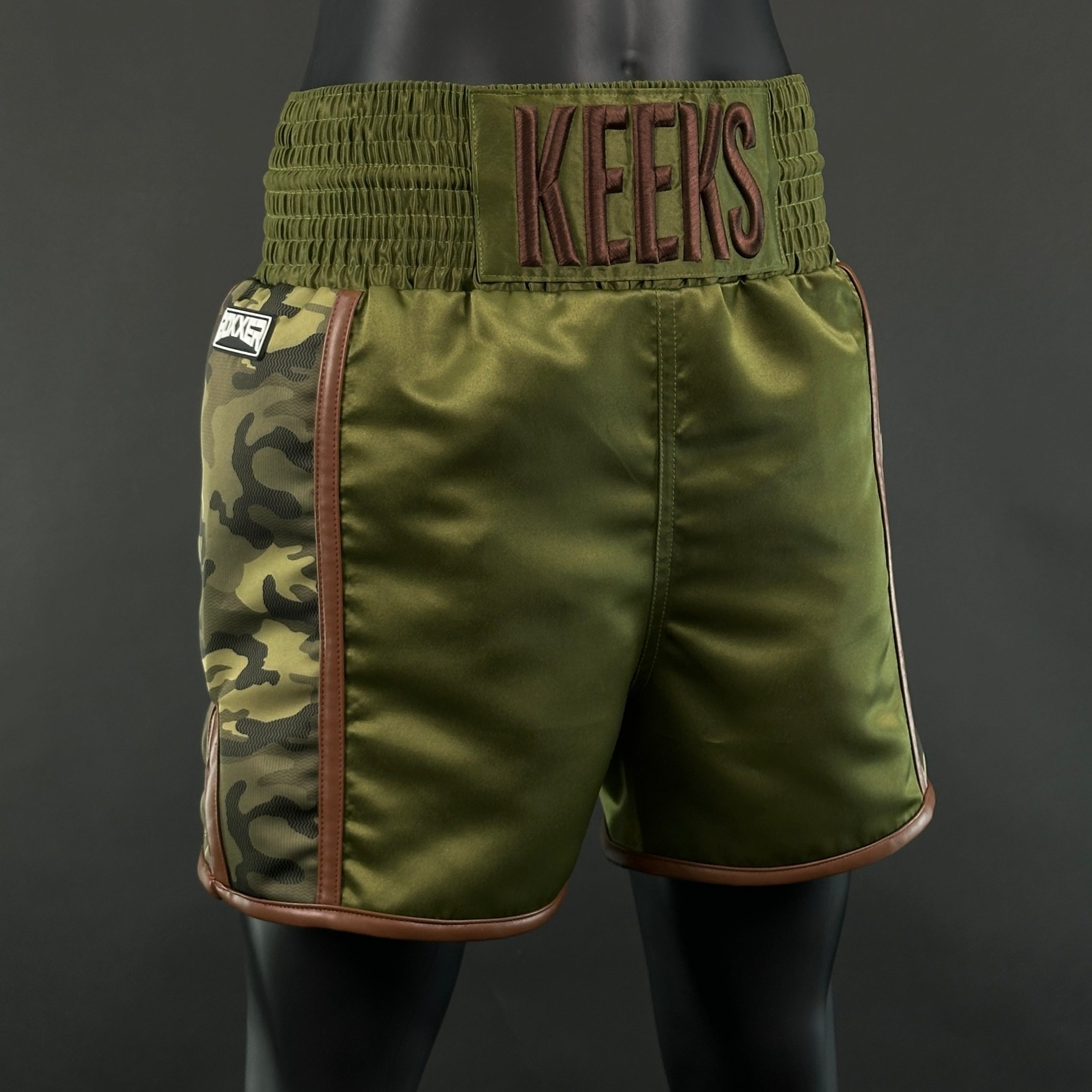 Side Stripe BX Old Kiara 161023 Custom Boxing Shorts & Trunks