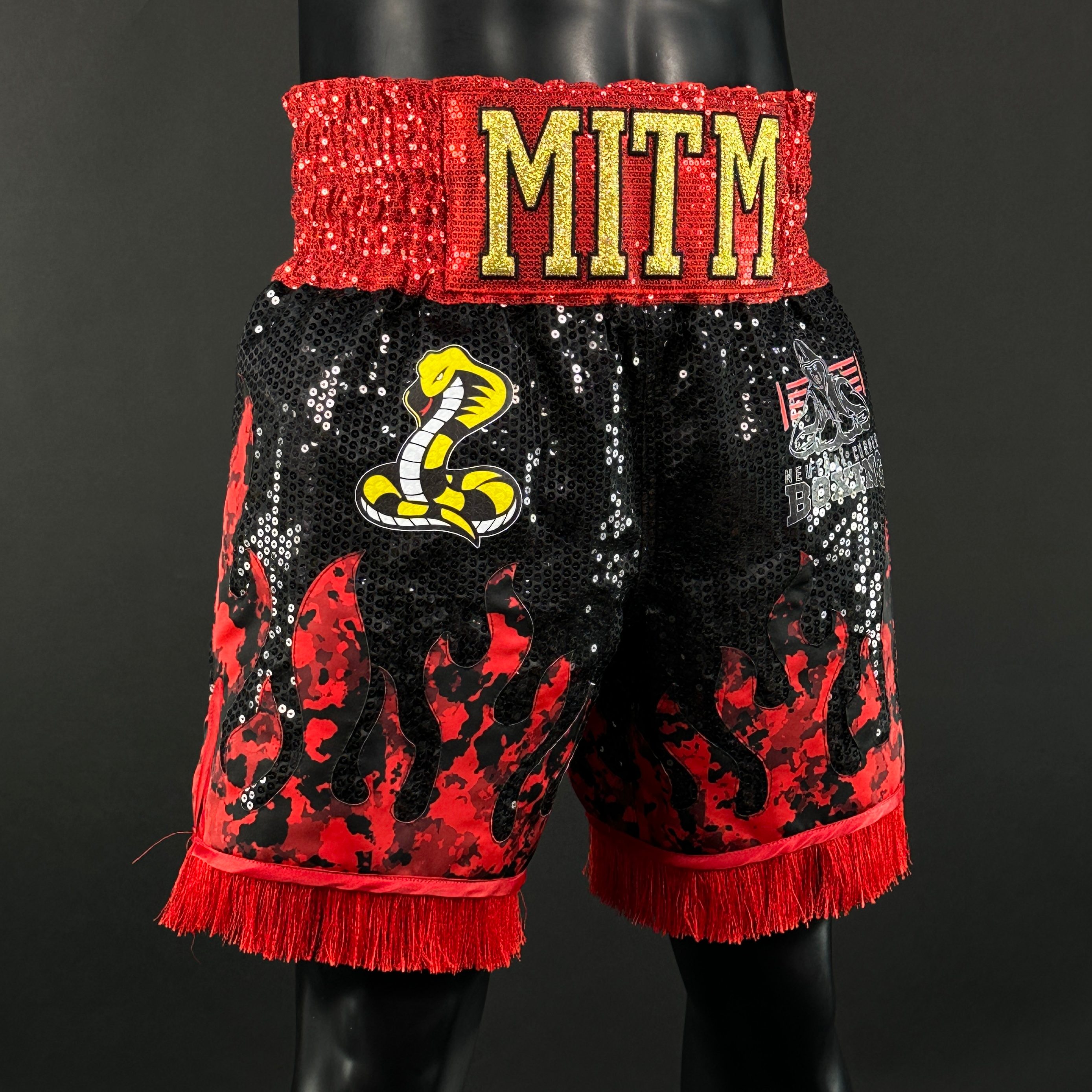 Fire BX old Elijah 162628 Custom Boxing Shorts & Trunks