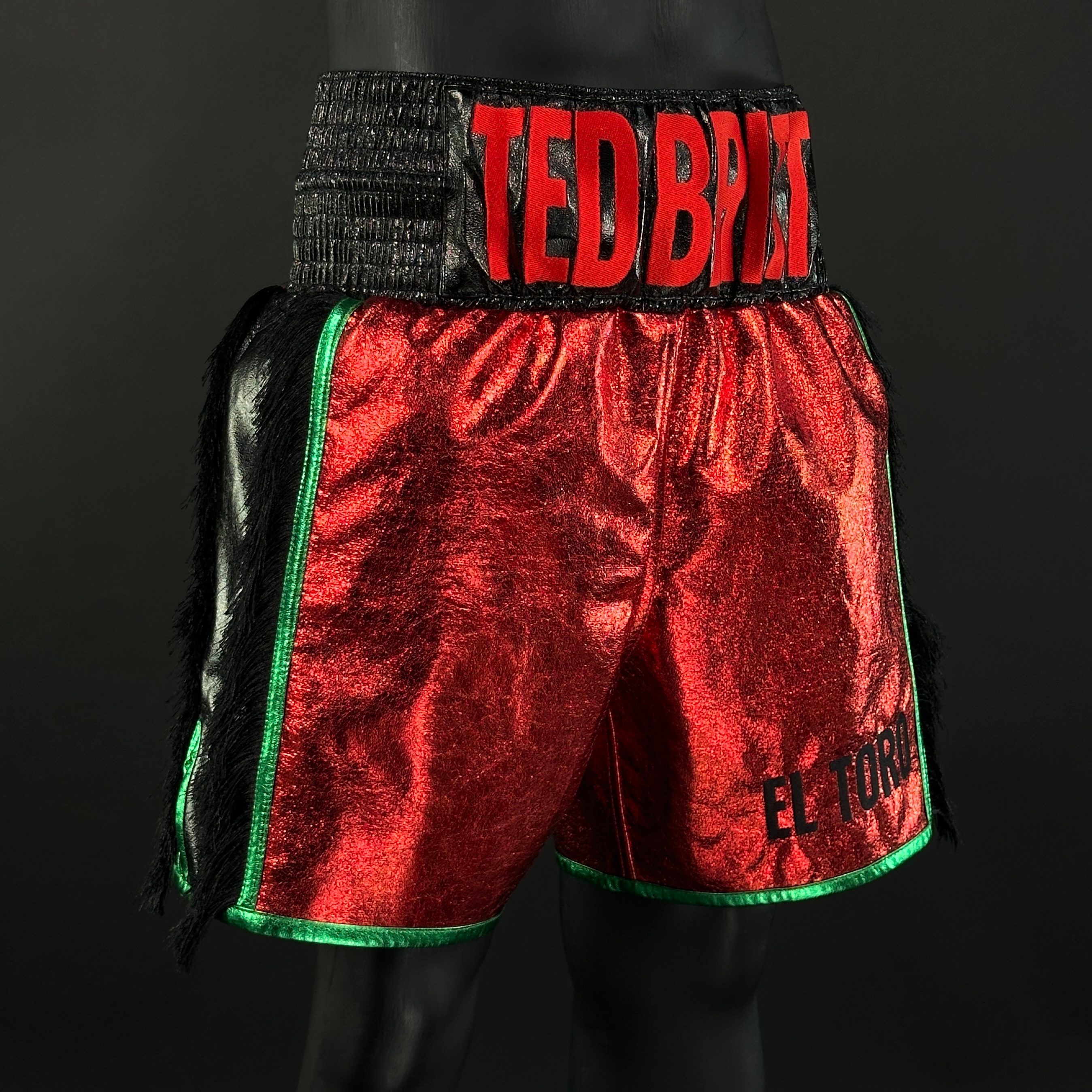 Side Stripe BX Old Eric 162573 Custom Boxing Shorts & Trunks