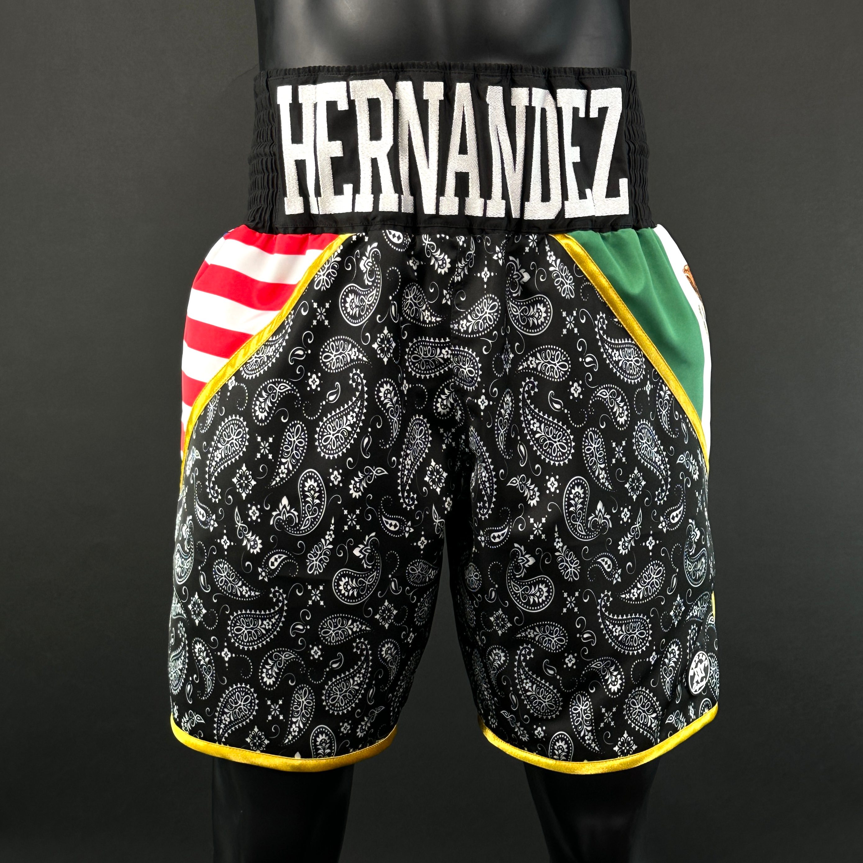 Mexican USA BX Giovanny 161108 Custom Boxing Shorts & Trunks
