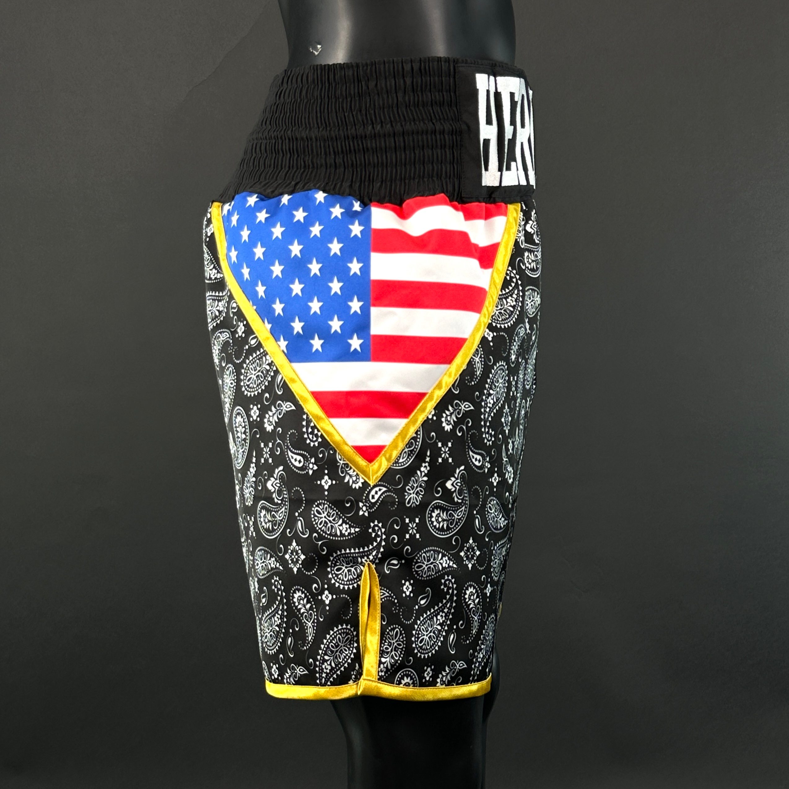 Mexican USA BX Giovanny 161108 Custom Boxing Shorts & Trunks