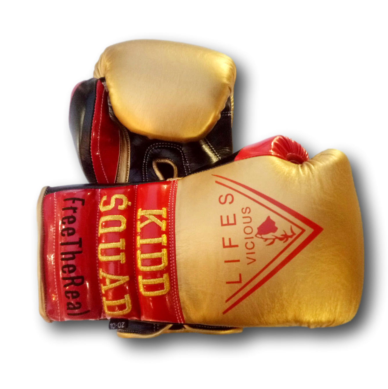 Gloves Laced / Ridged Old Tristian Boxing Gloves