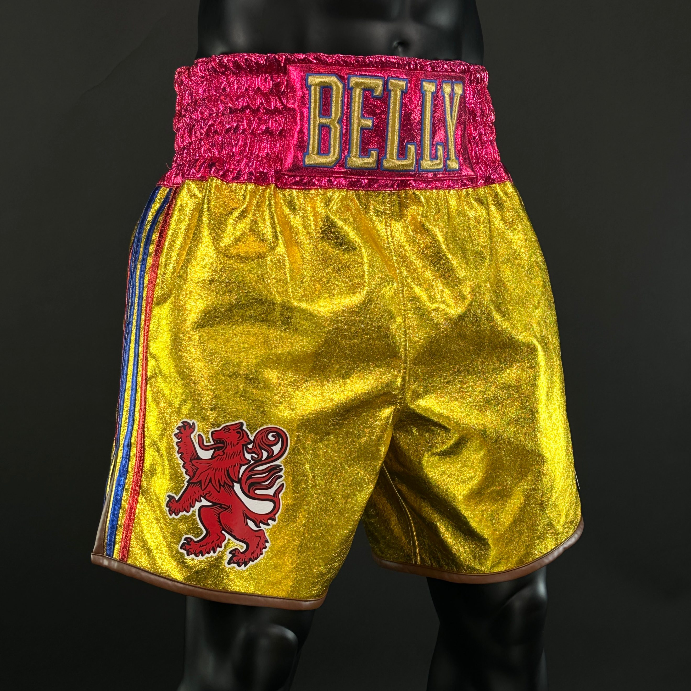 PIN STRIPE BX Iain 161756 Custom Boxing Shorts & Trunks