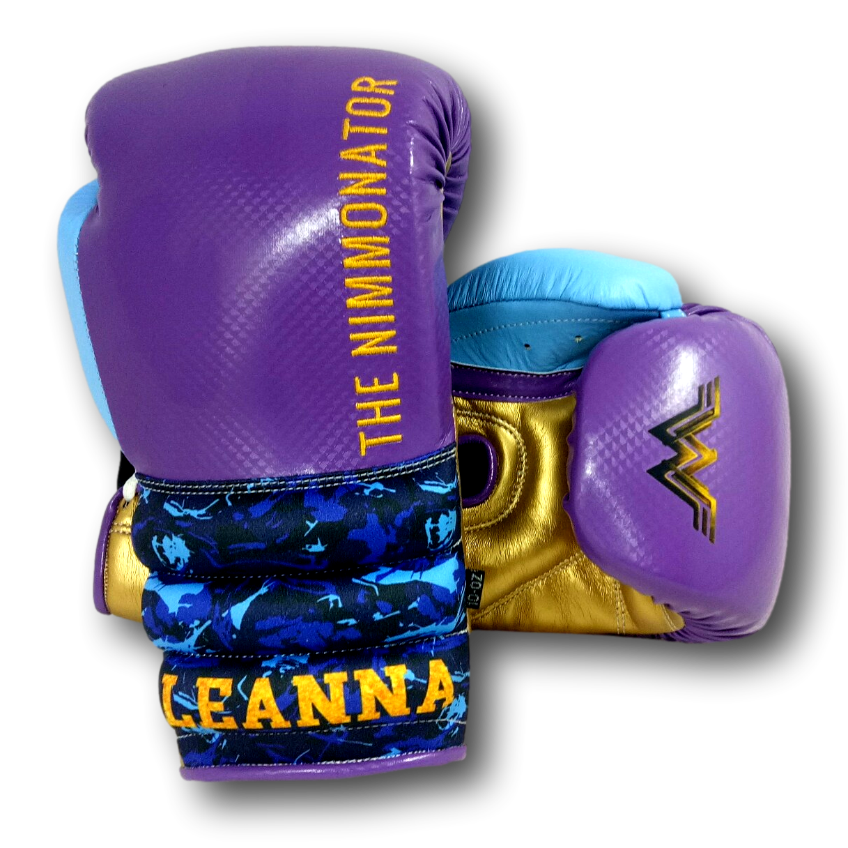Gloves Laced / Ridged Old Leanne 114580  Boxing Gloves