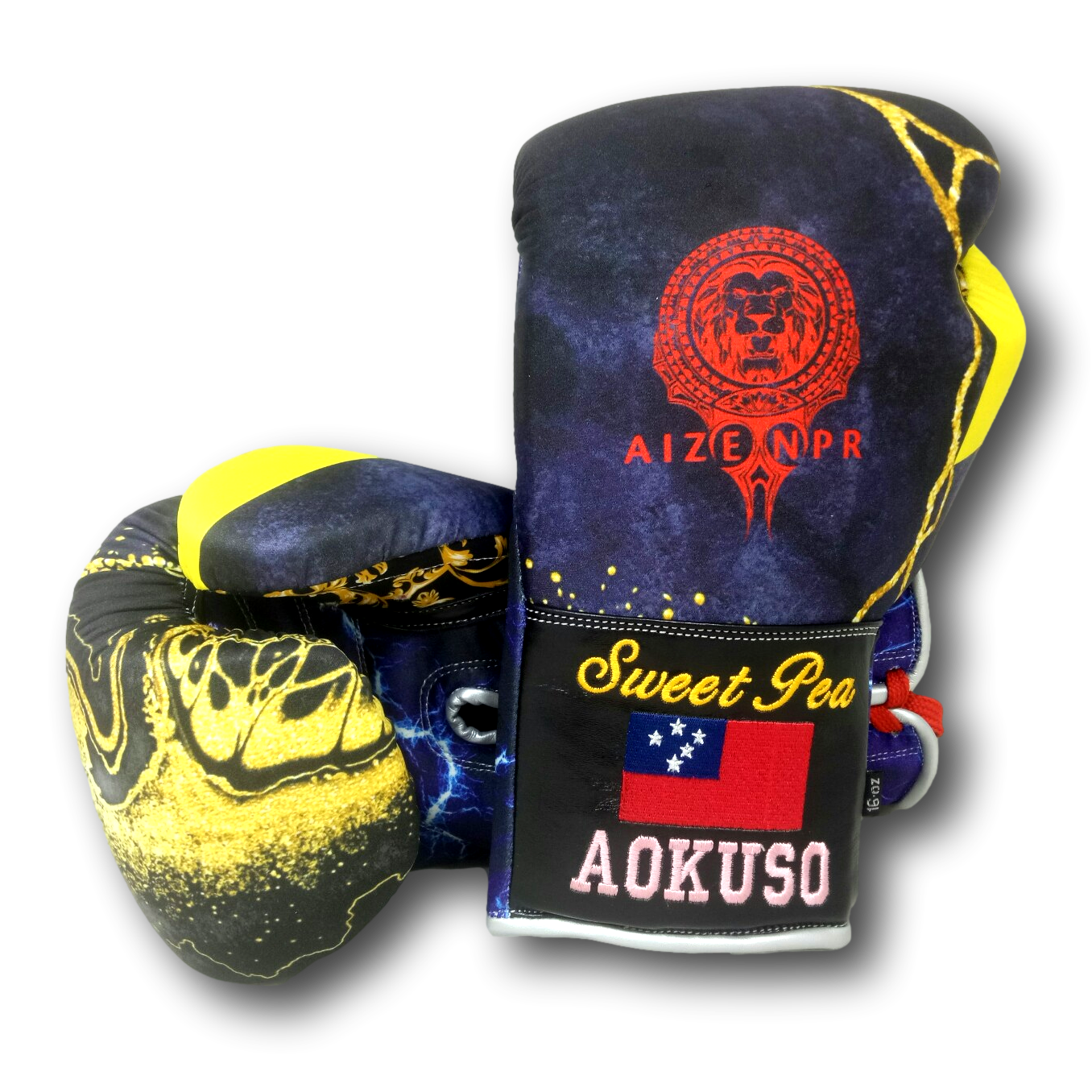 Gloves Laced / Flat Old Elvin 130870  Boxing Gloves