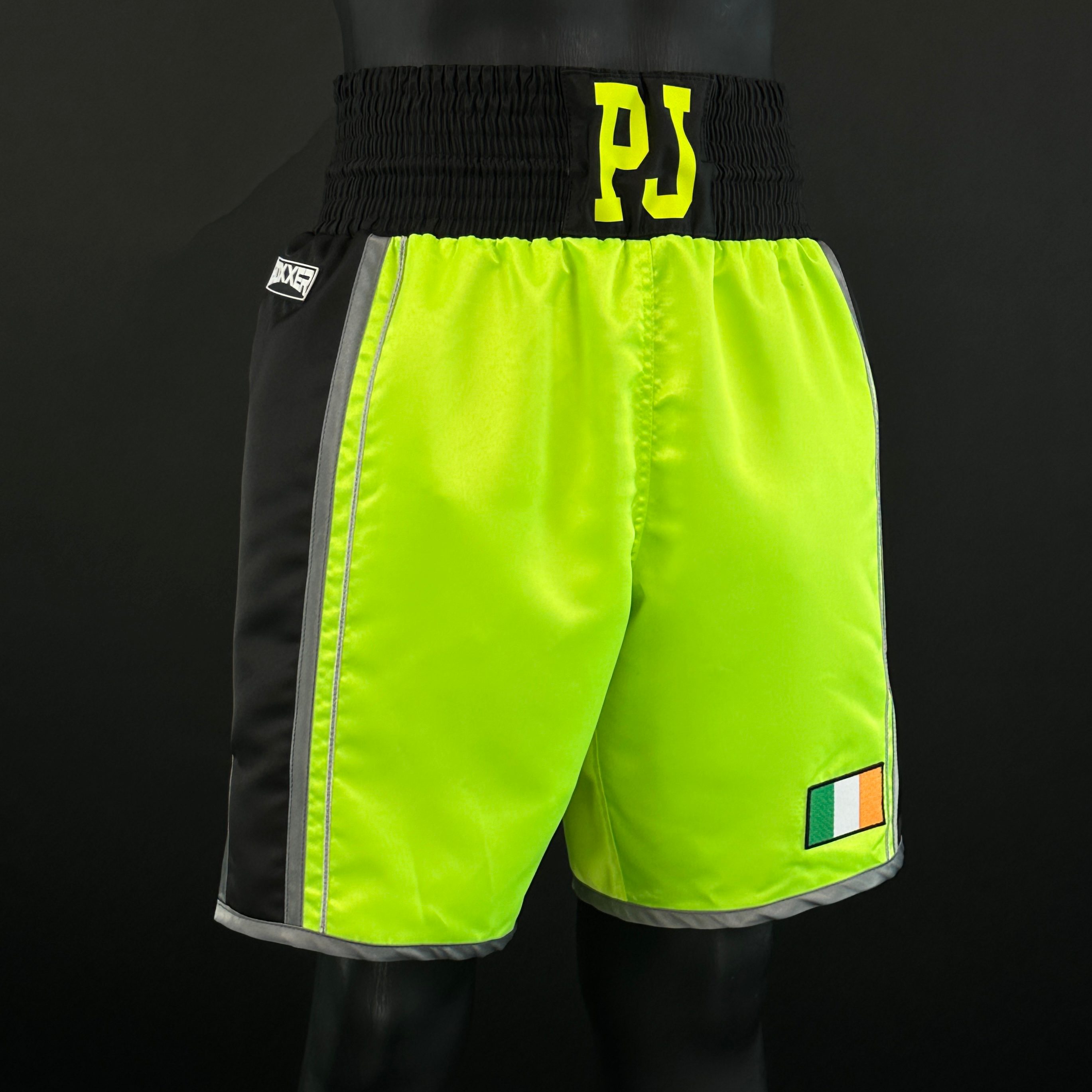 Side Stripe Luxury II Peterjames 163626 Custom Boxing Shorts & Trunks