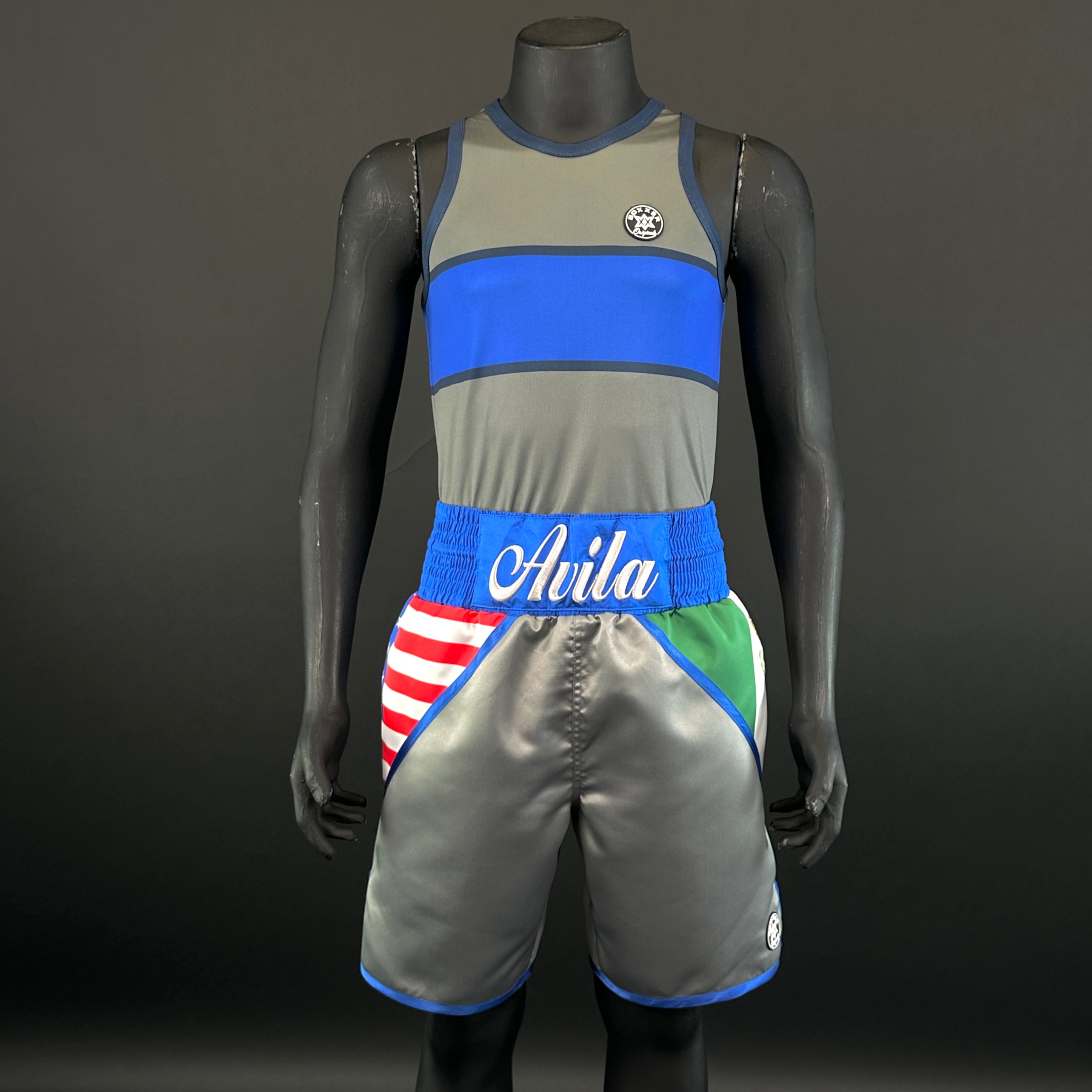 Mexican USA BX sergio 163743 Custom Boxing Shorts & Trunks