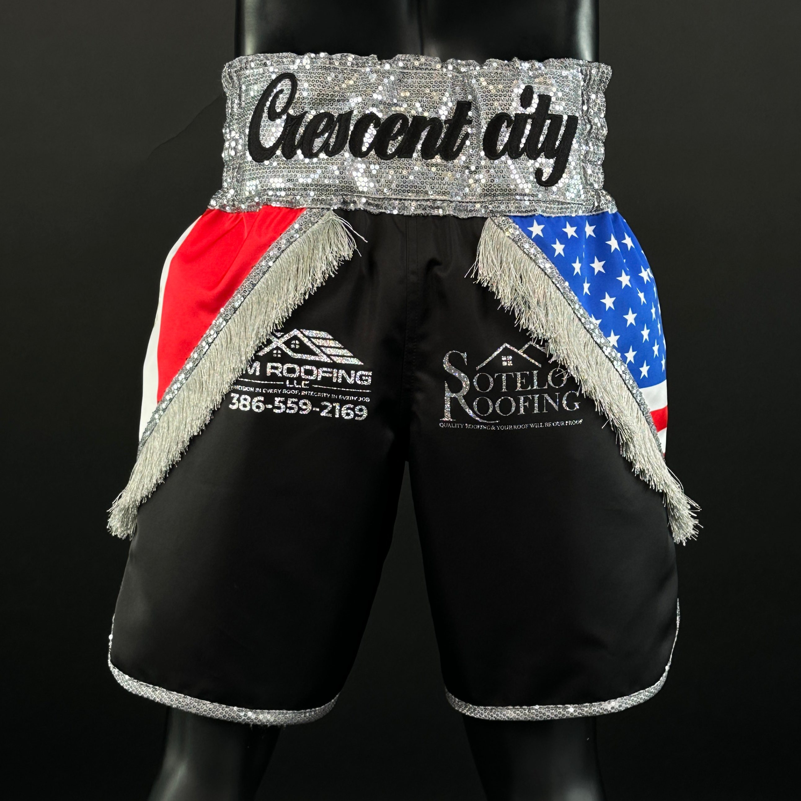 Mexican USA BX Tony 165460 Custom Boxing Shorts & Trunks