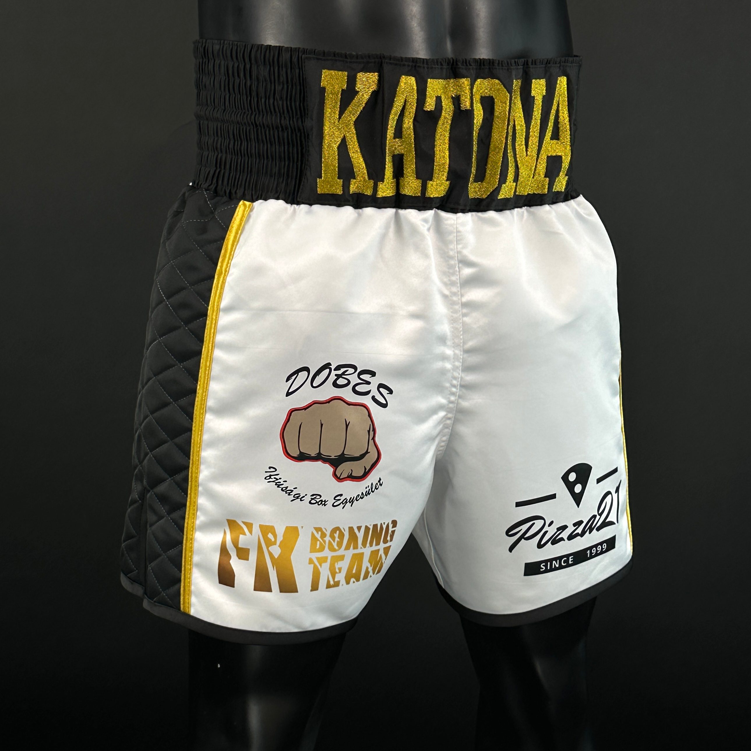 Side Stripe BX  Ildiko 166938 Custom Boxing Shorts & Trunks