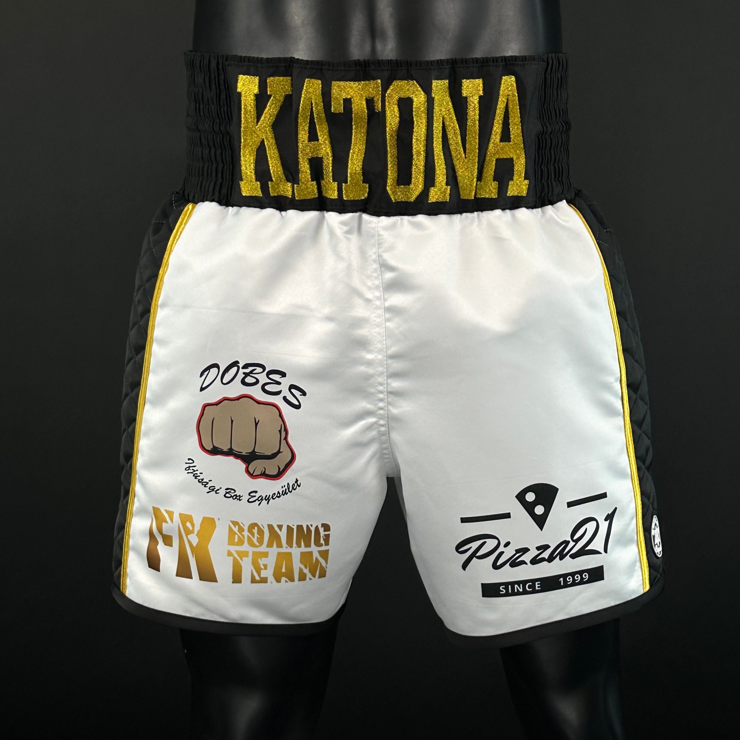 Side Stripe BX  Ildiko 166938 Custom Boxing Shorts & Trunks