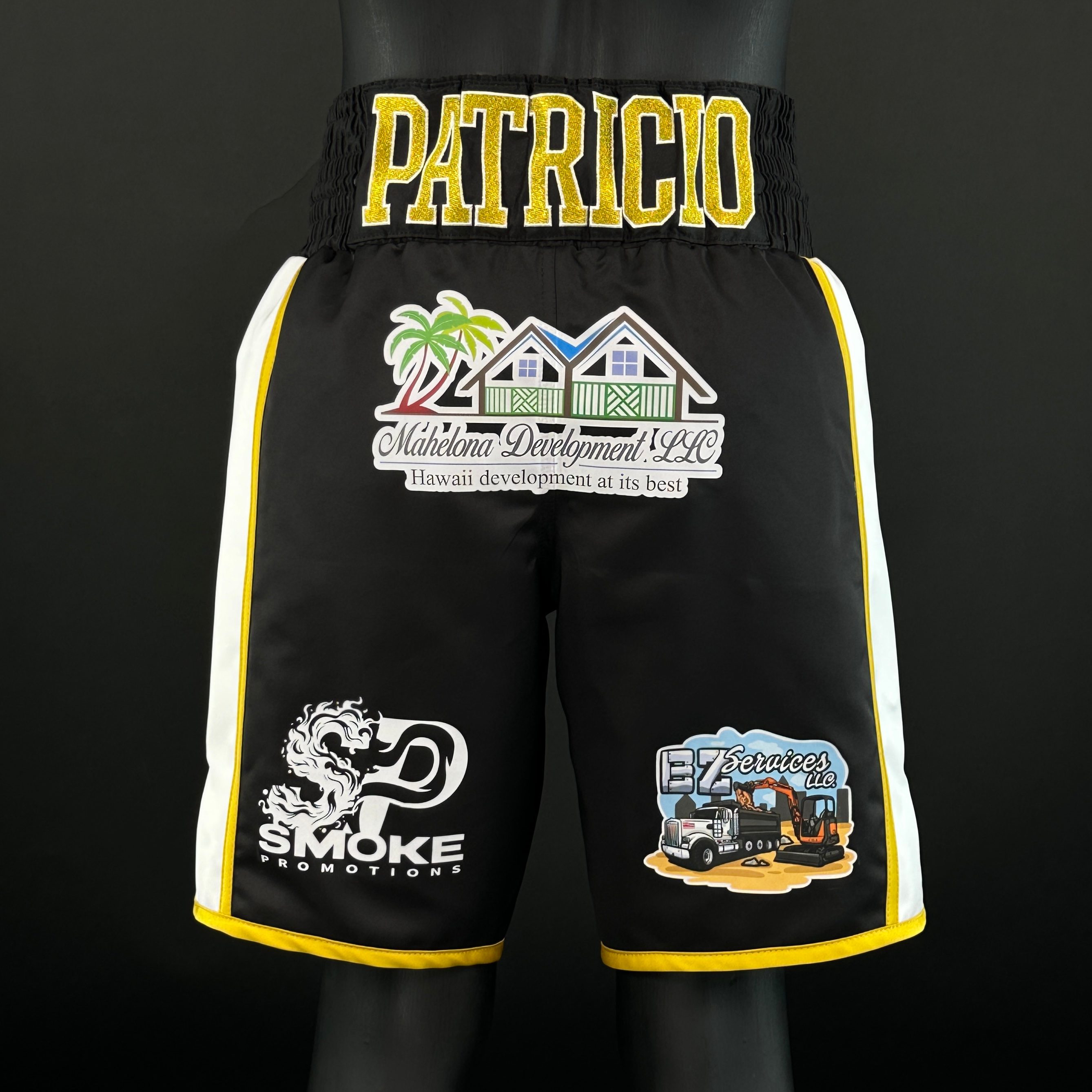 Side Stripe BX  Lyndon 167752 Custom Boxing Shorts & Trunks