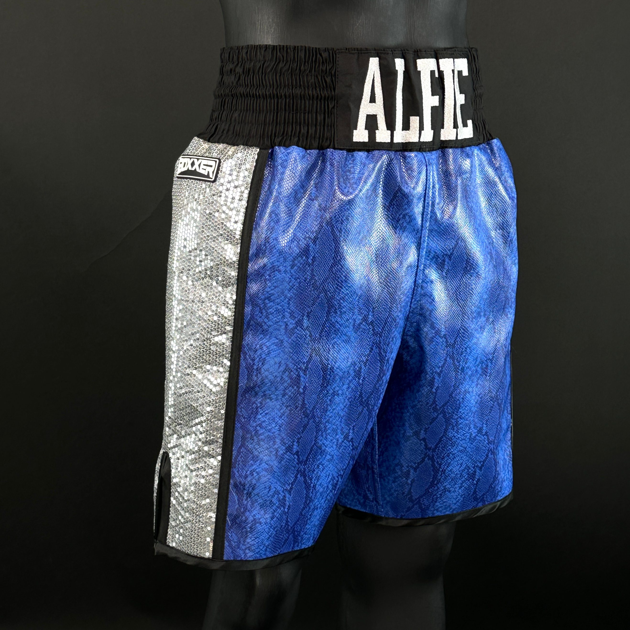 Side Stripe BX Old Bridie 168387 Custom Boxing Shorts & Trunks