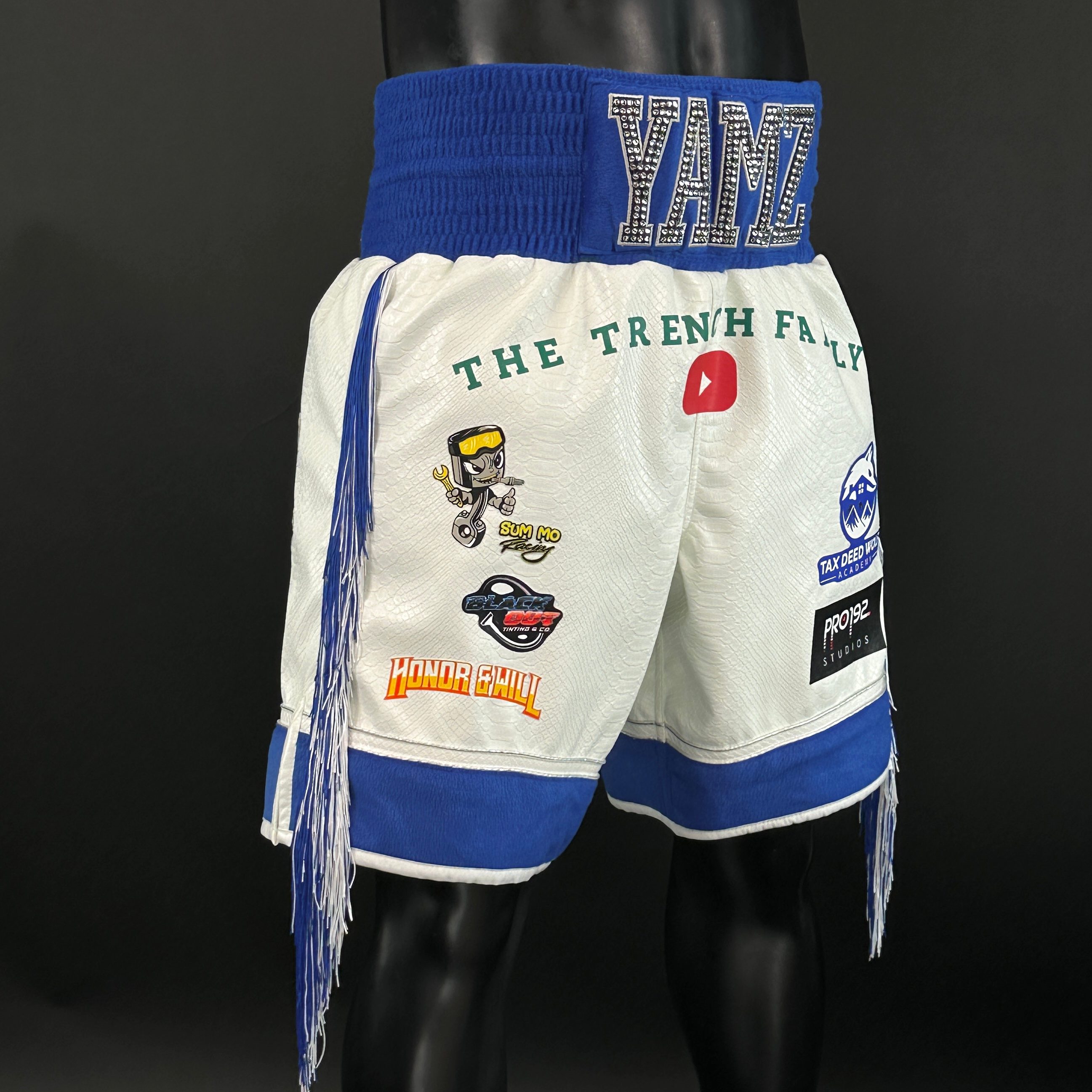 Long Tassels Supreme BX Antraveous 168716 Custom Boxing Shorts & Trunks