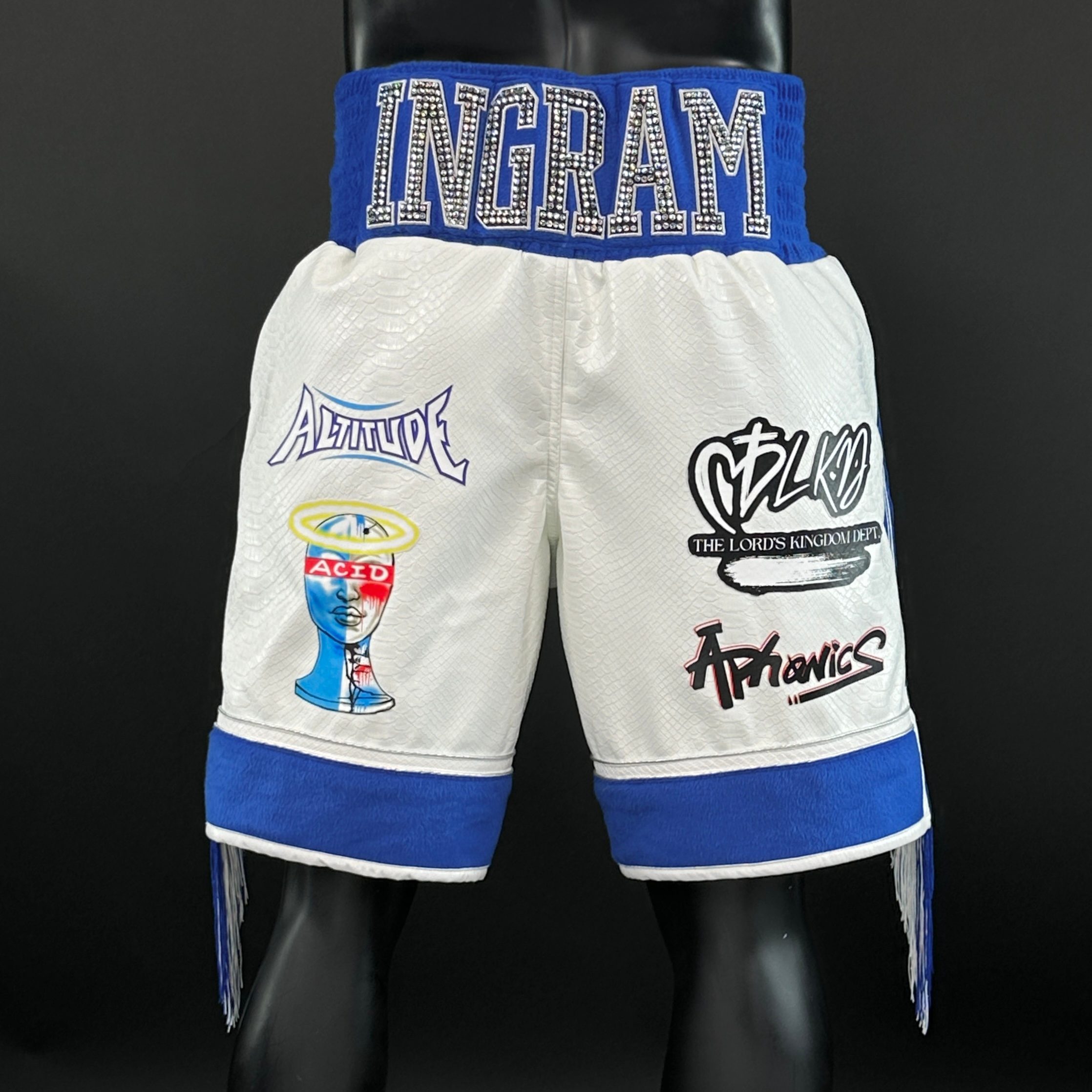 Long Tassels Supreme BX Antraveous 168716 Custom Boxing Shorts & Trunks
