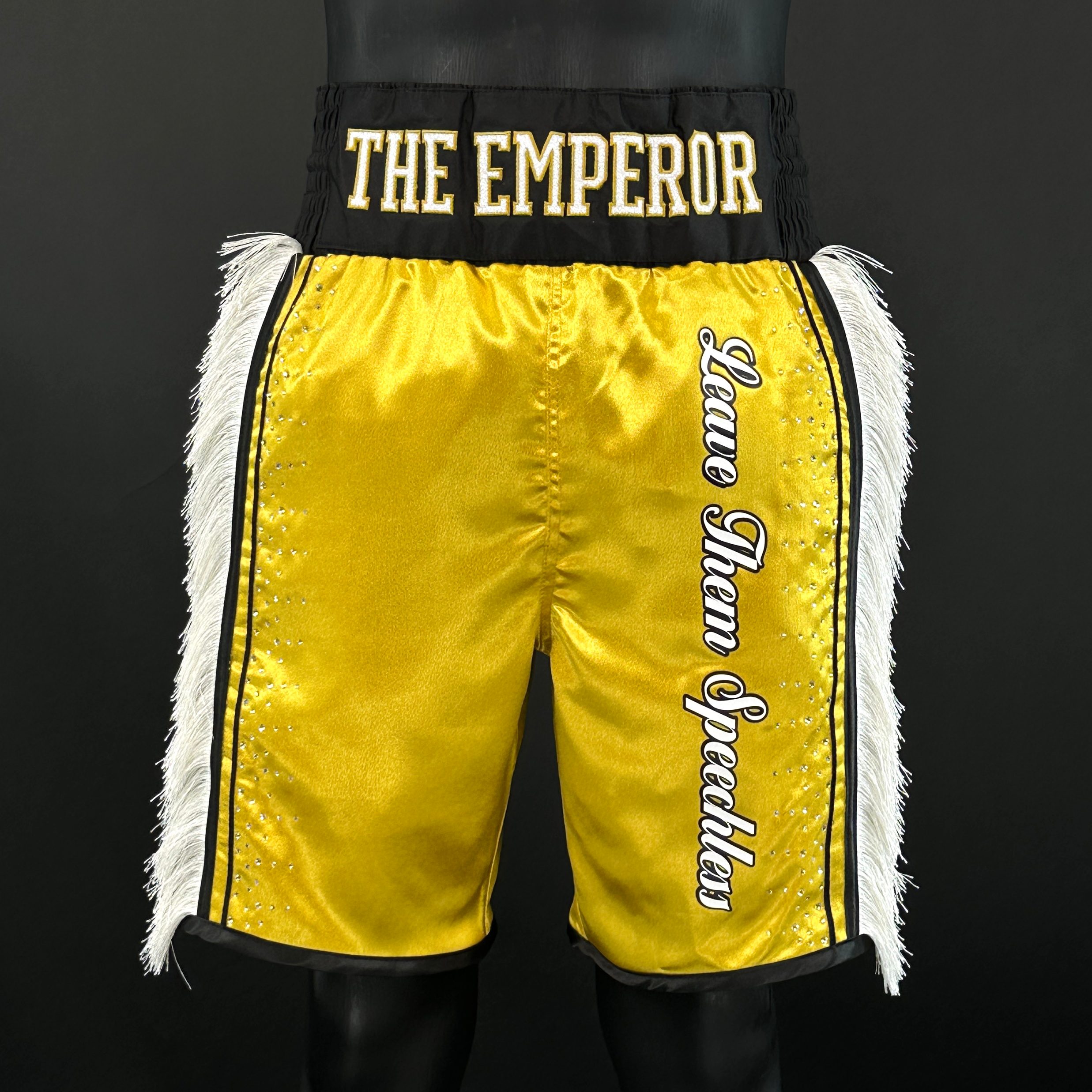 Side Stripe Luxury II Yousuf 168895 Custom Boxing Shorts & Trunks