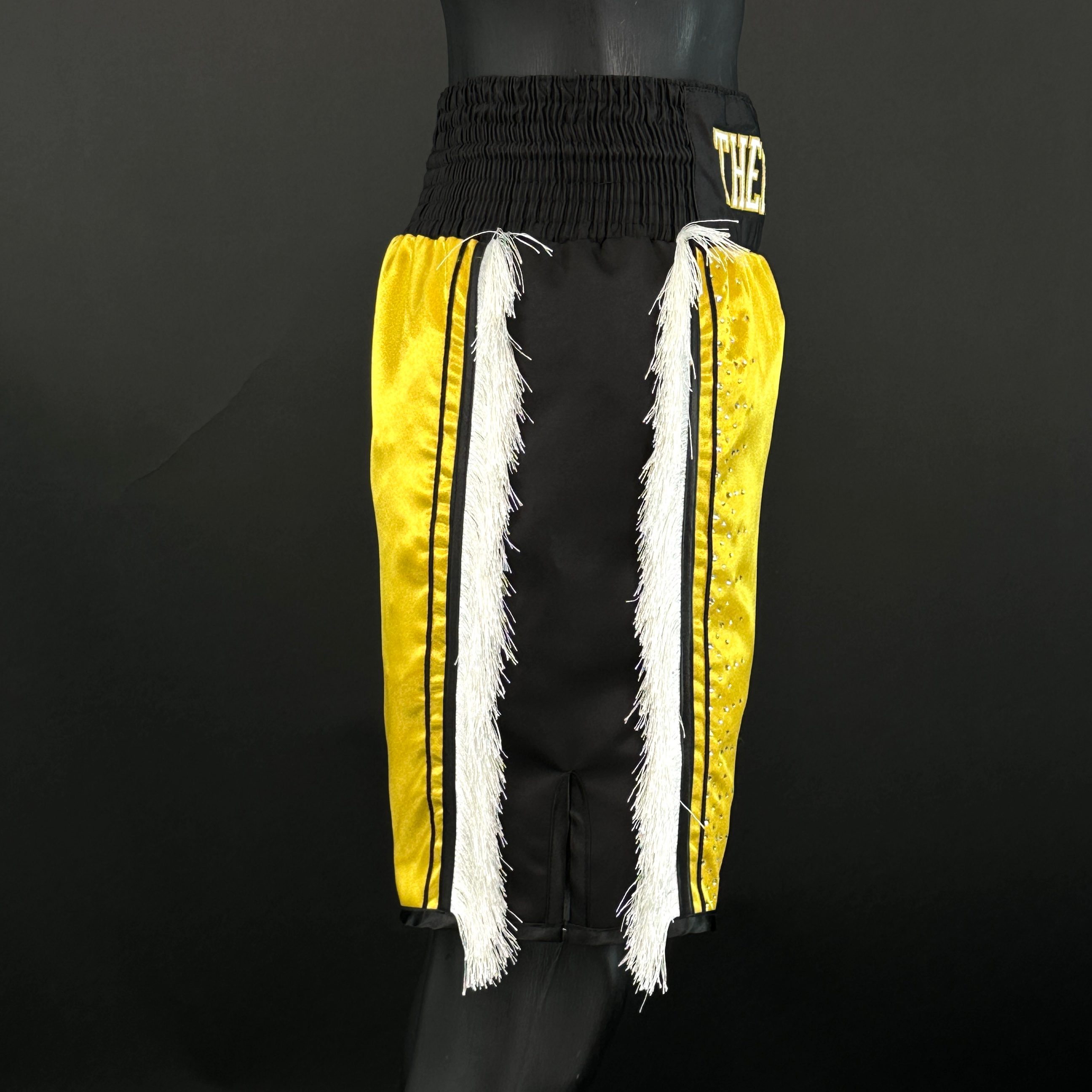Side Stripe Luxury II Yousuf 168895 Custom Boxing Shorts & Trunks