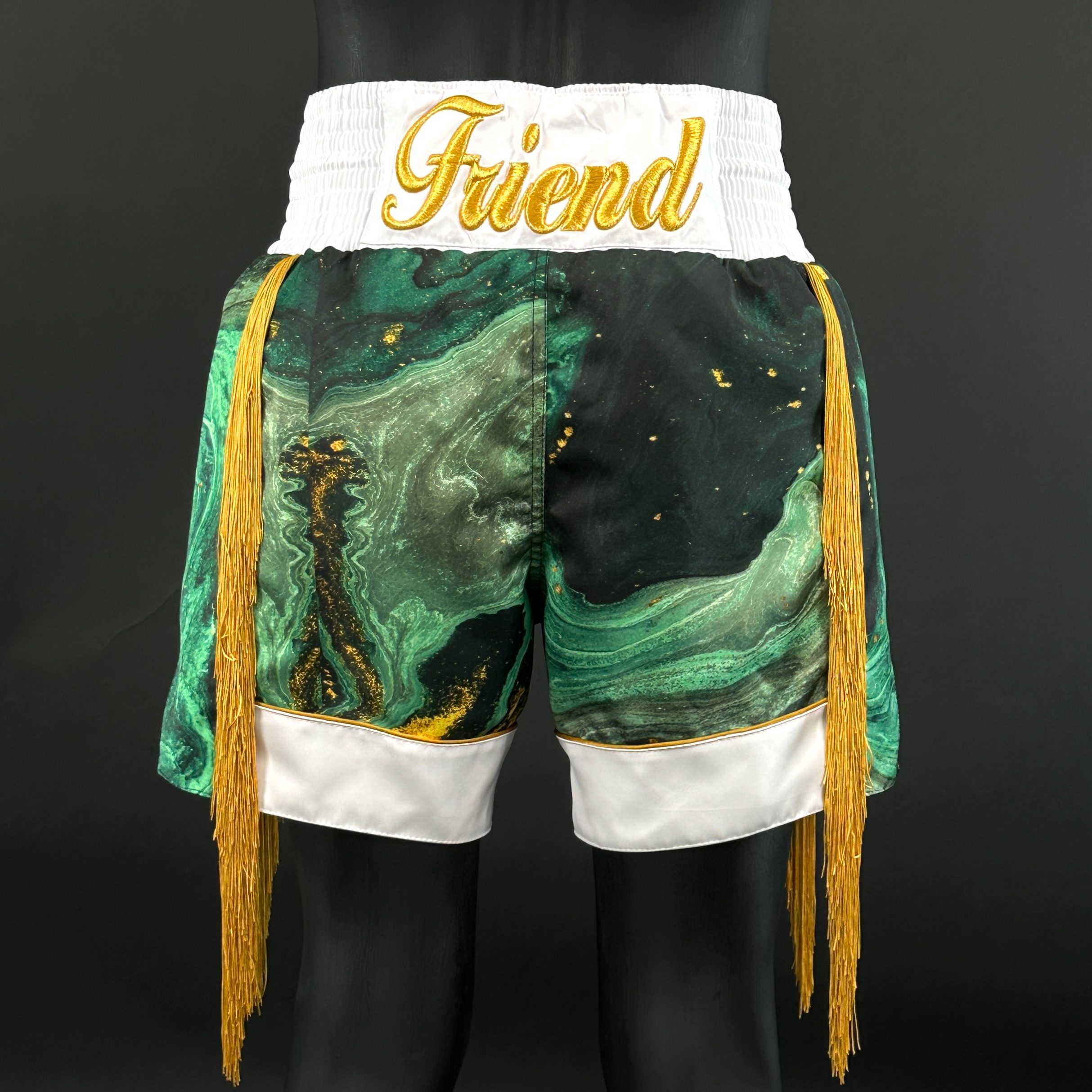Panel Long Tassels BX Mark 170489 Custom Boxing Shorts & Trunks