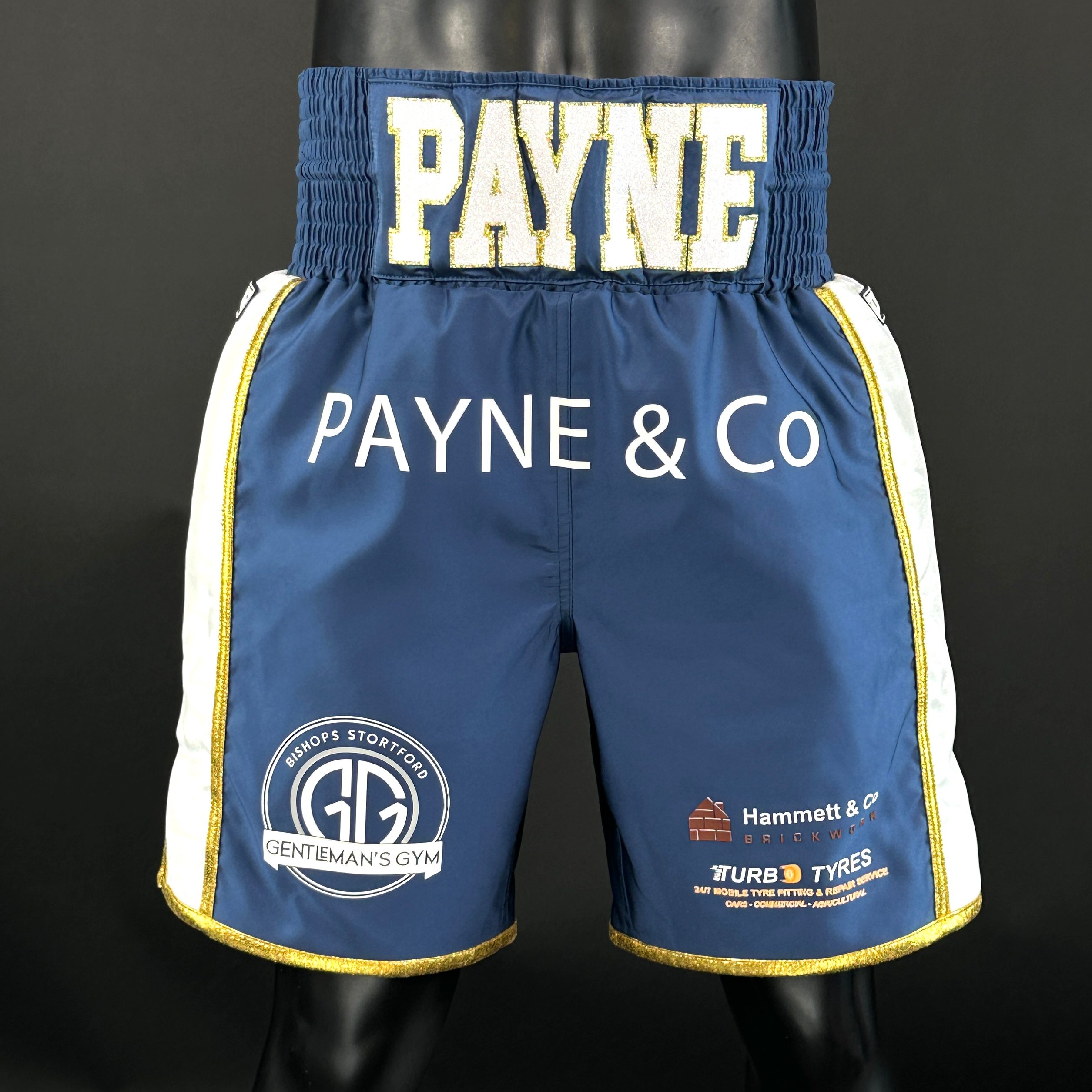 Side Stripe BX  Teddy 170156 Custom Boxing Shorts & Trunks