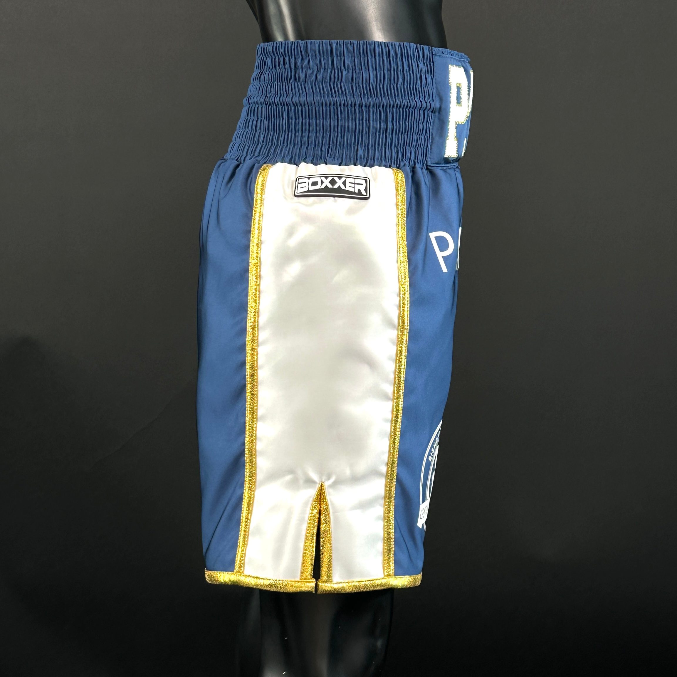 Side Stripe BX  Teddy 170156 Custom Boxing Shorts & Trunks