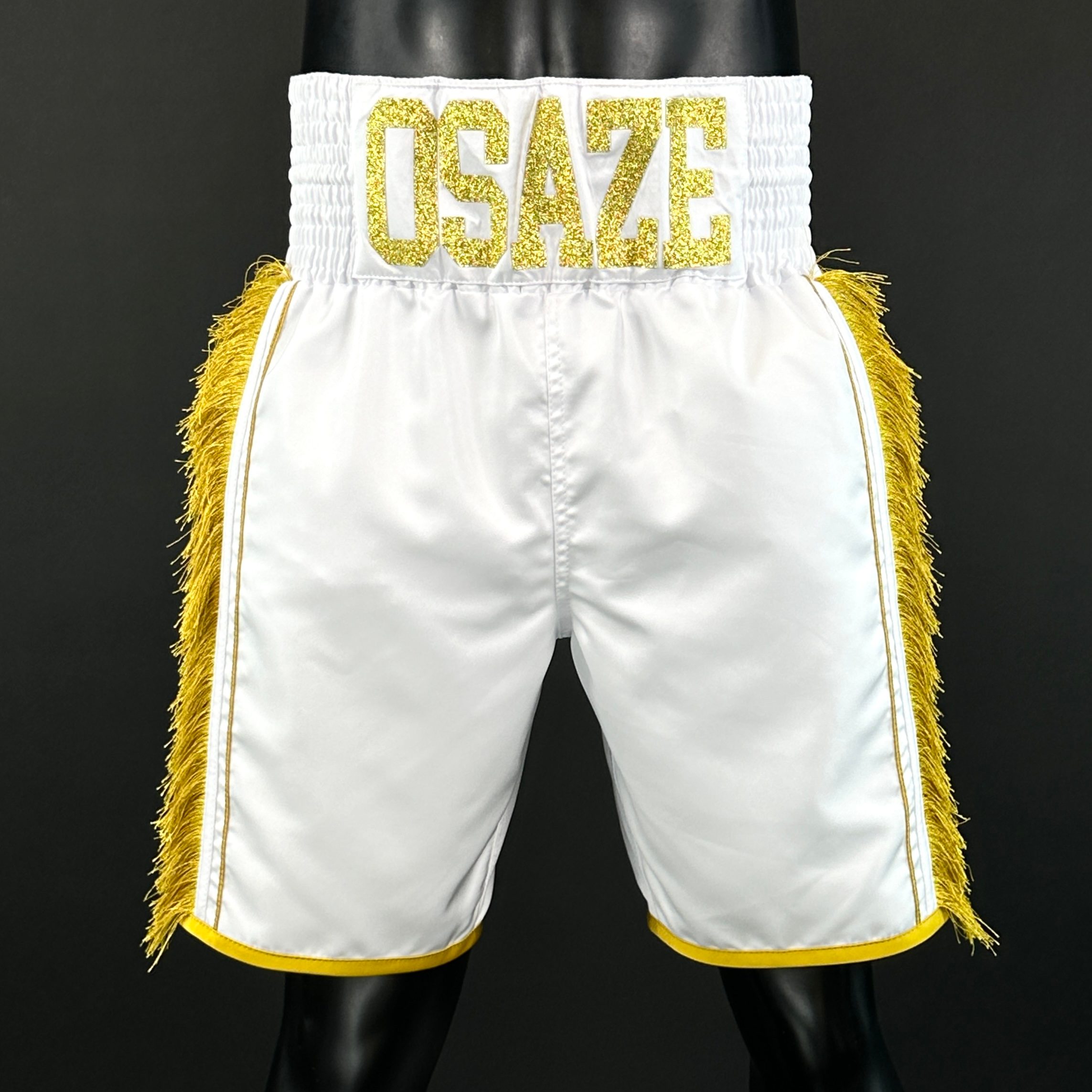 Side Stripe Luxury II Derrick 170825 Custom Boxing Shorts & Trunks