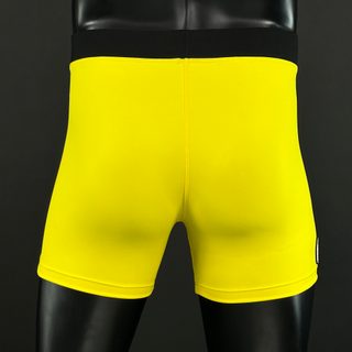Classic Vale Tudo MMA Yellow Luca W Compression Shorts