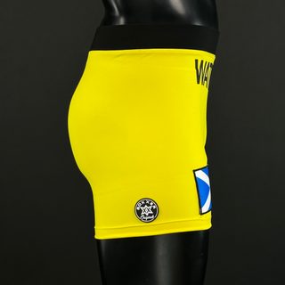 Classic Vale Tudo MMA Yellow Luca W Compression Shorts