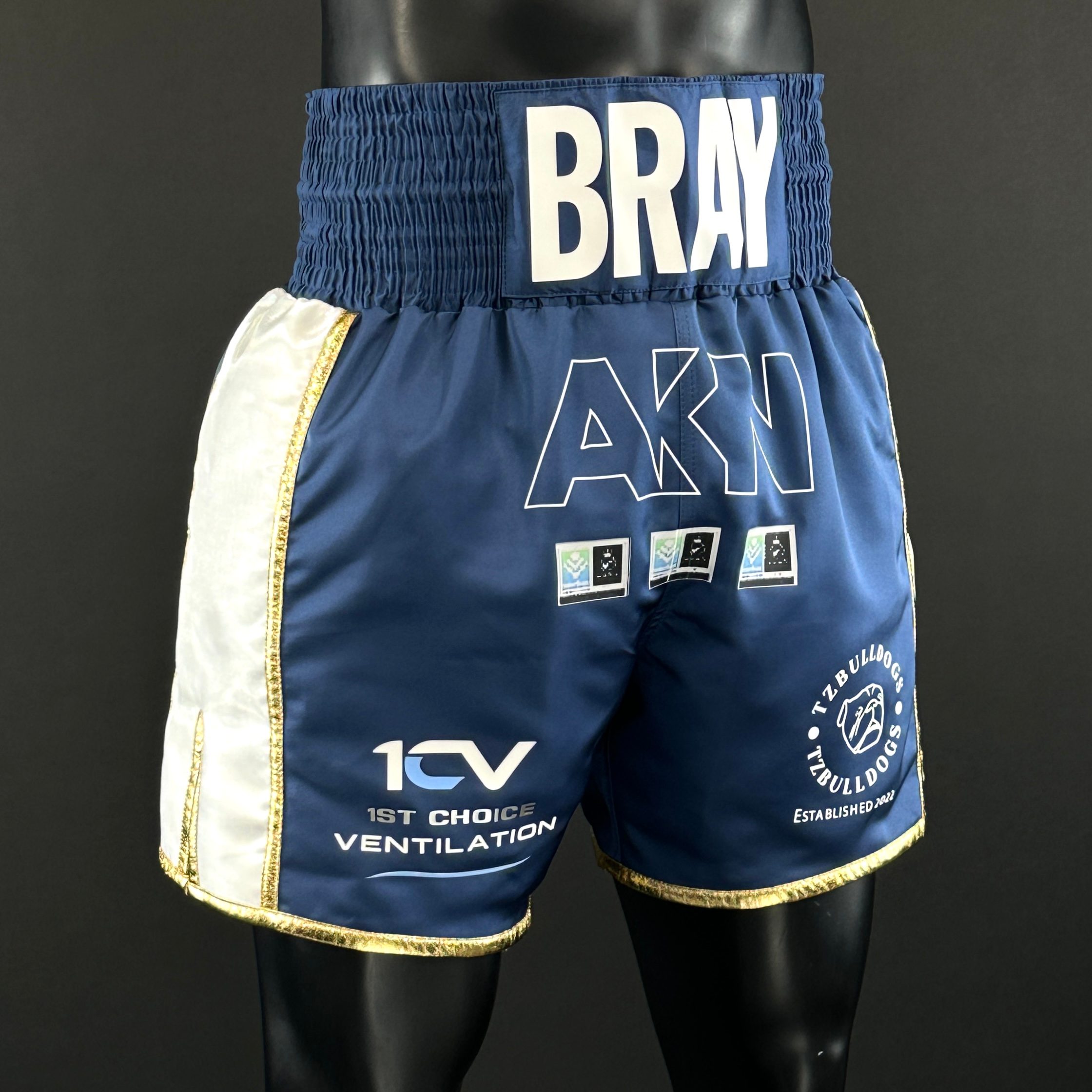 Side Stripe BX Old Connor 172046 Custom Boxing Shorts & Trunks