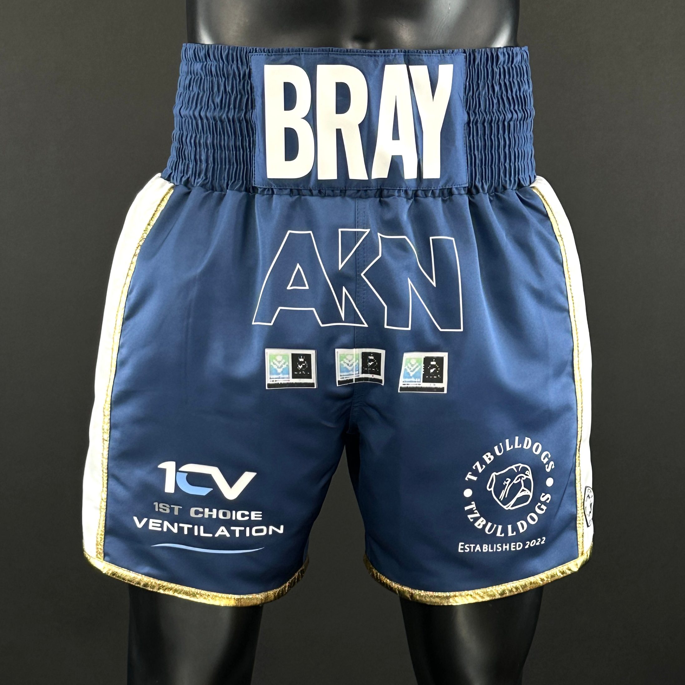 Side Stripe BX  Connor 172046 Custom Boxing Shorts & Trunks