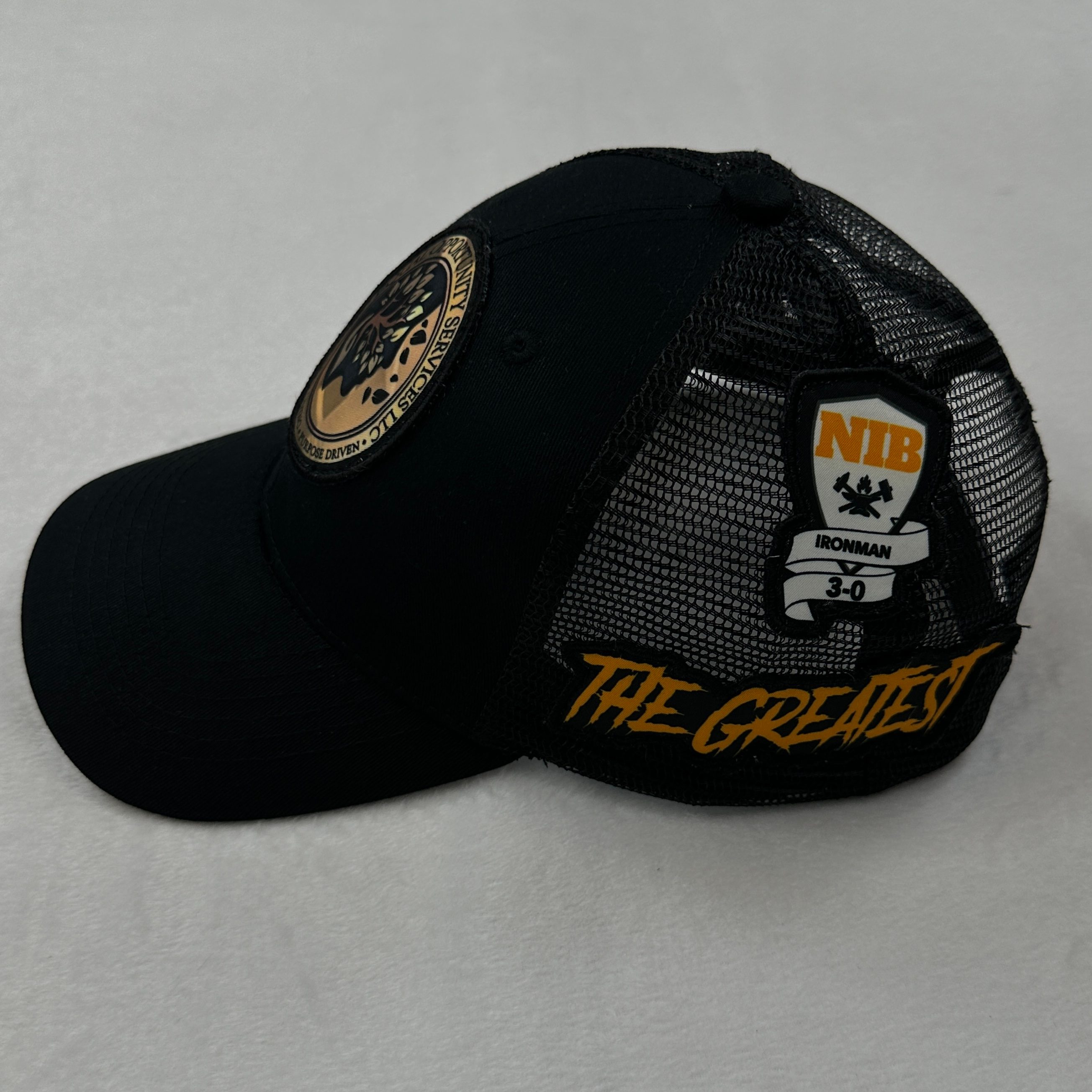 Black Truckers Cap Nijay 172965 Caps