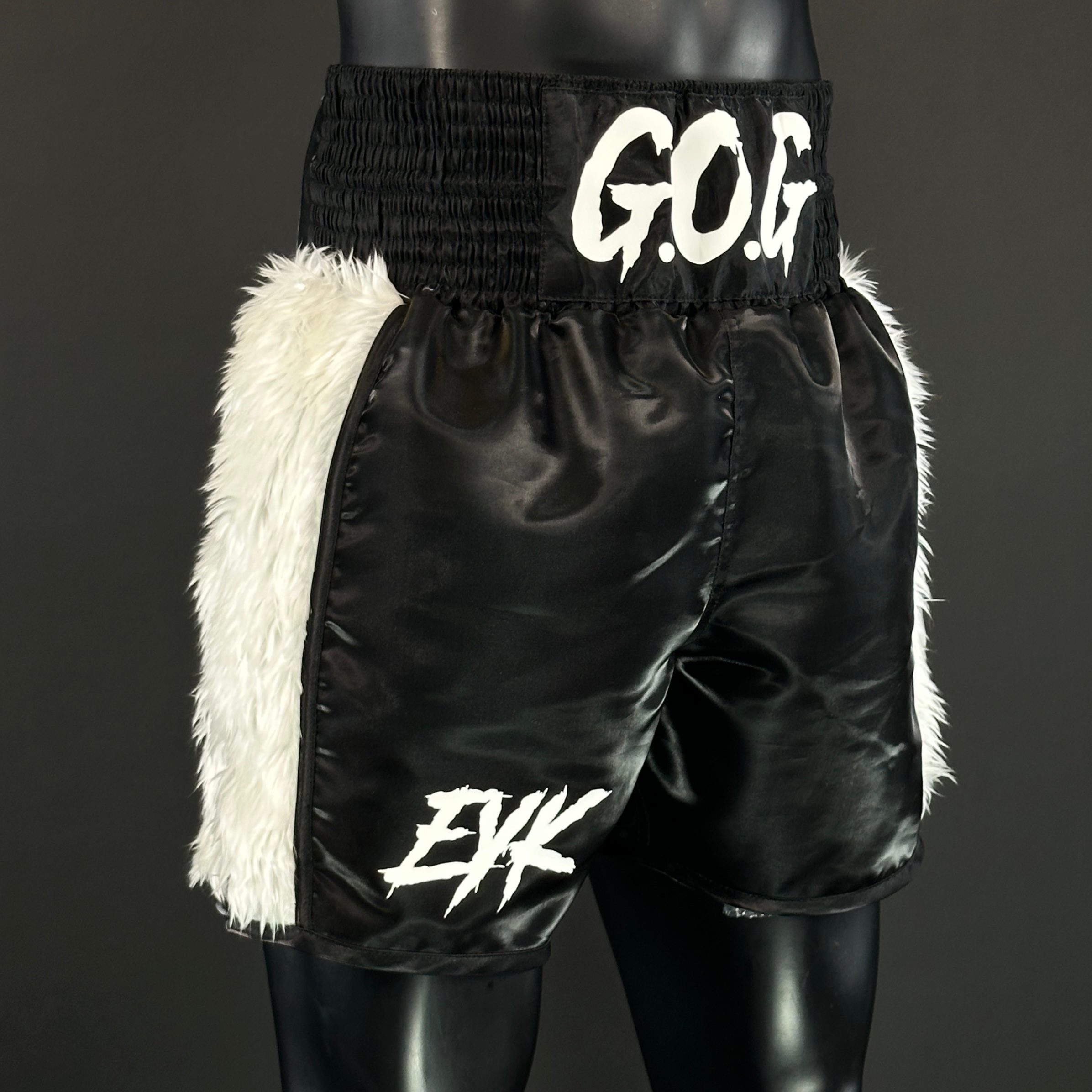 Side Stripe BX Old Nathan 173578 Custom Boxing Shorts & Trunks