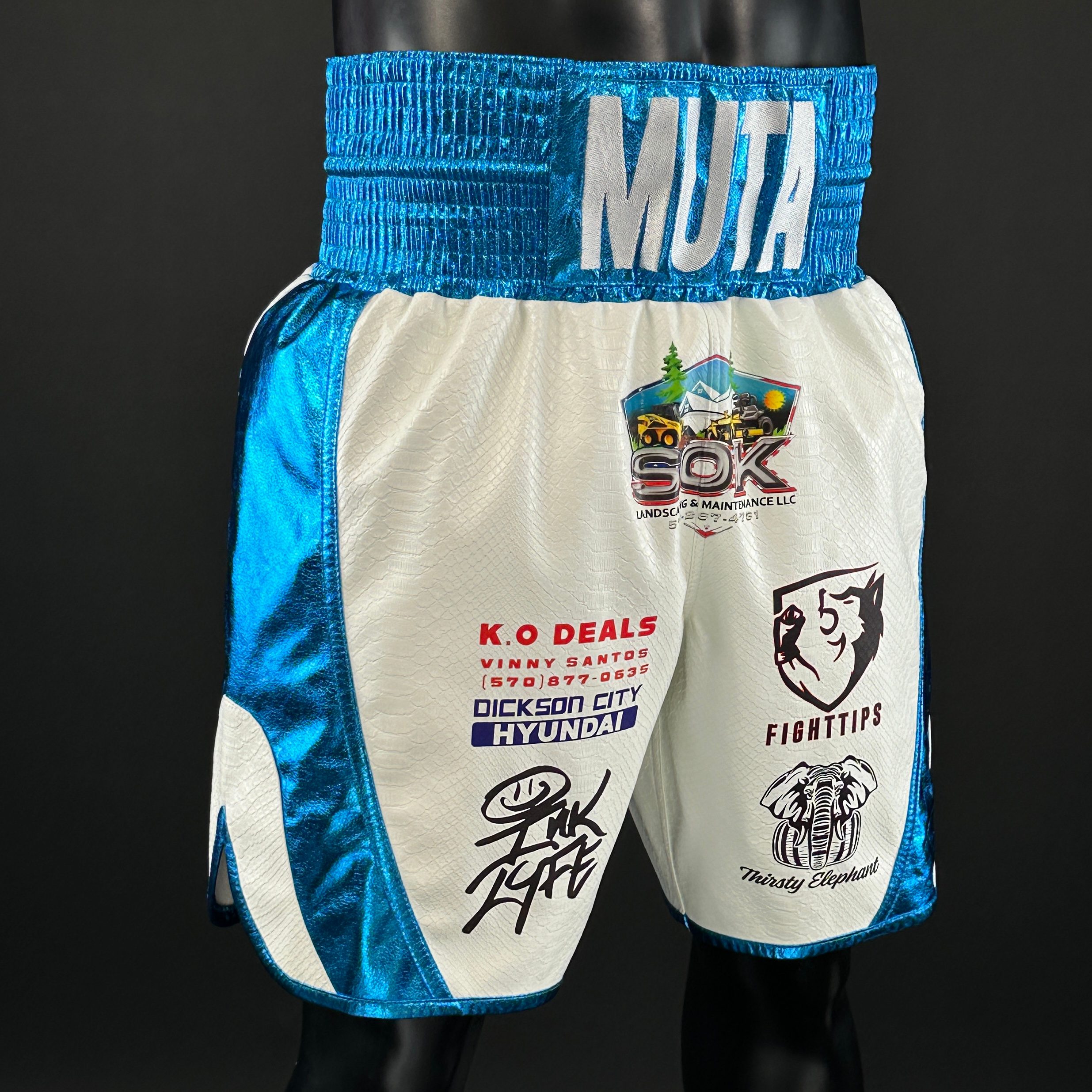 Courage BX Old Anthony 174235 Custom Boxing Shorts & Trunks