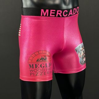 Classic Vale Tudo MMA Pink Ethen M Compression Shorts