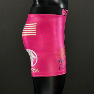 Classic Vale Tudo MMA Pink Ethen M Compression Shorts