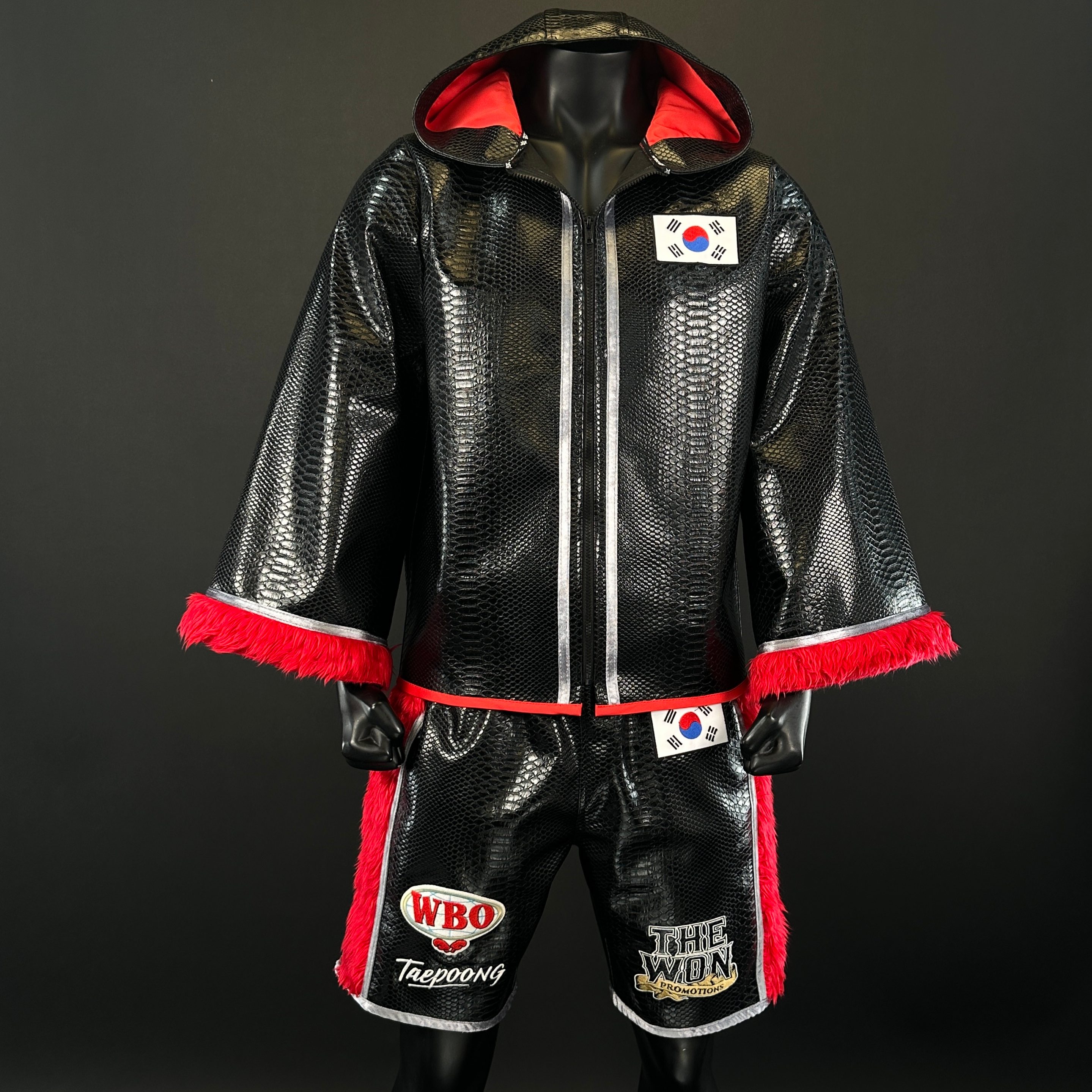 Side Stripe BX  Juwon 173198 Custom Boxing Shorts & Trunks