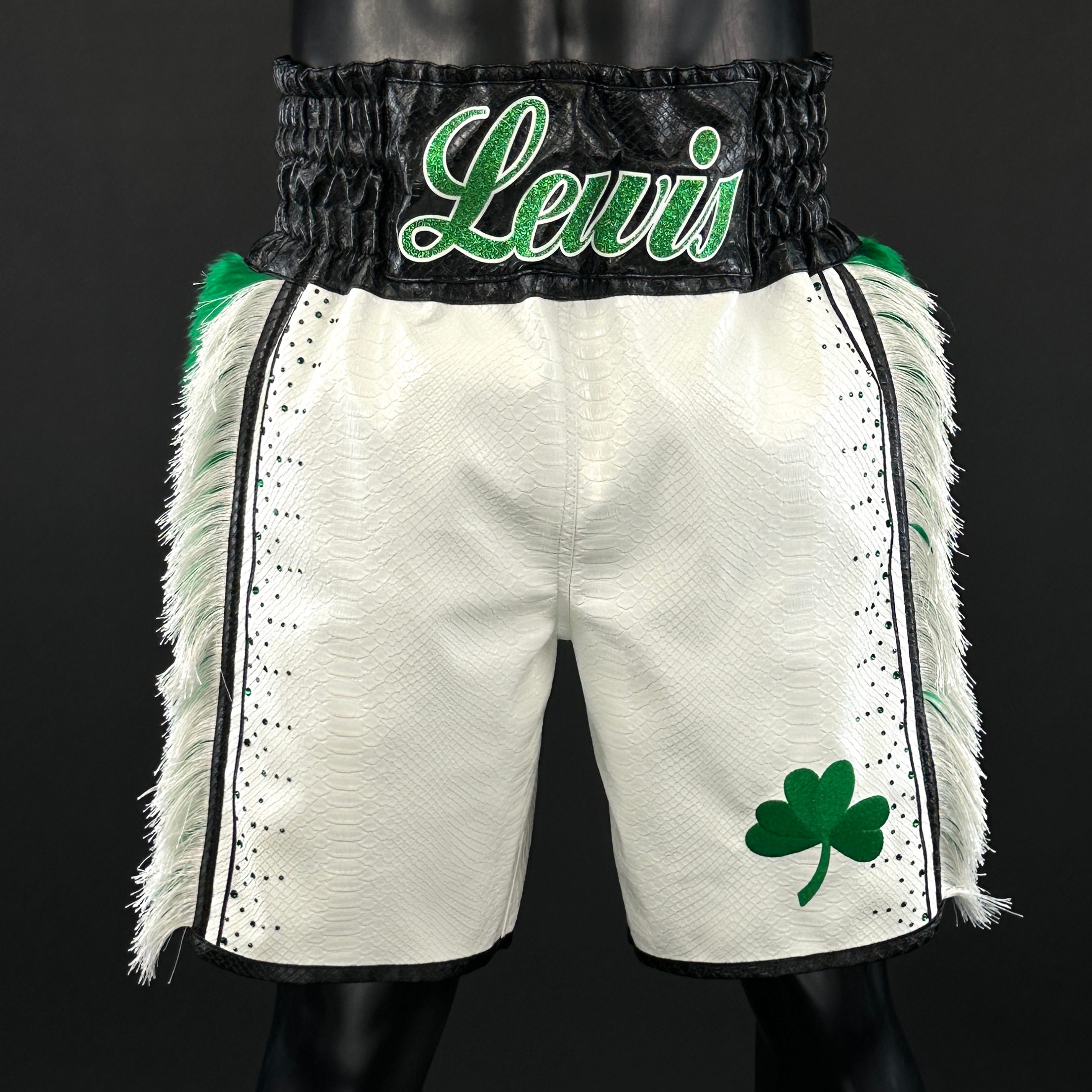 Side Stripe Luxury II Lewis 175291 Custom Boxing Shorts & Trunks