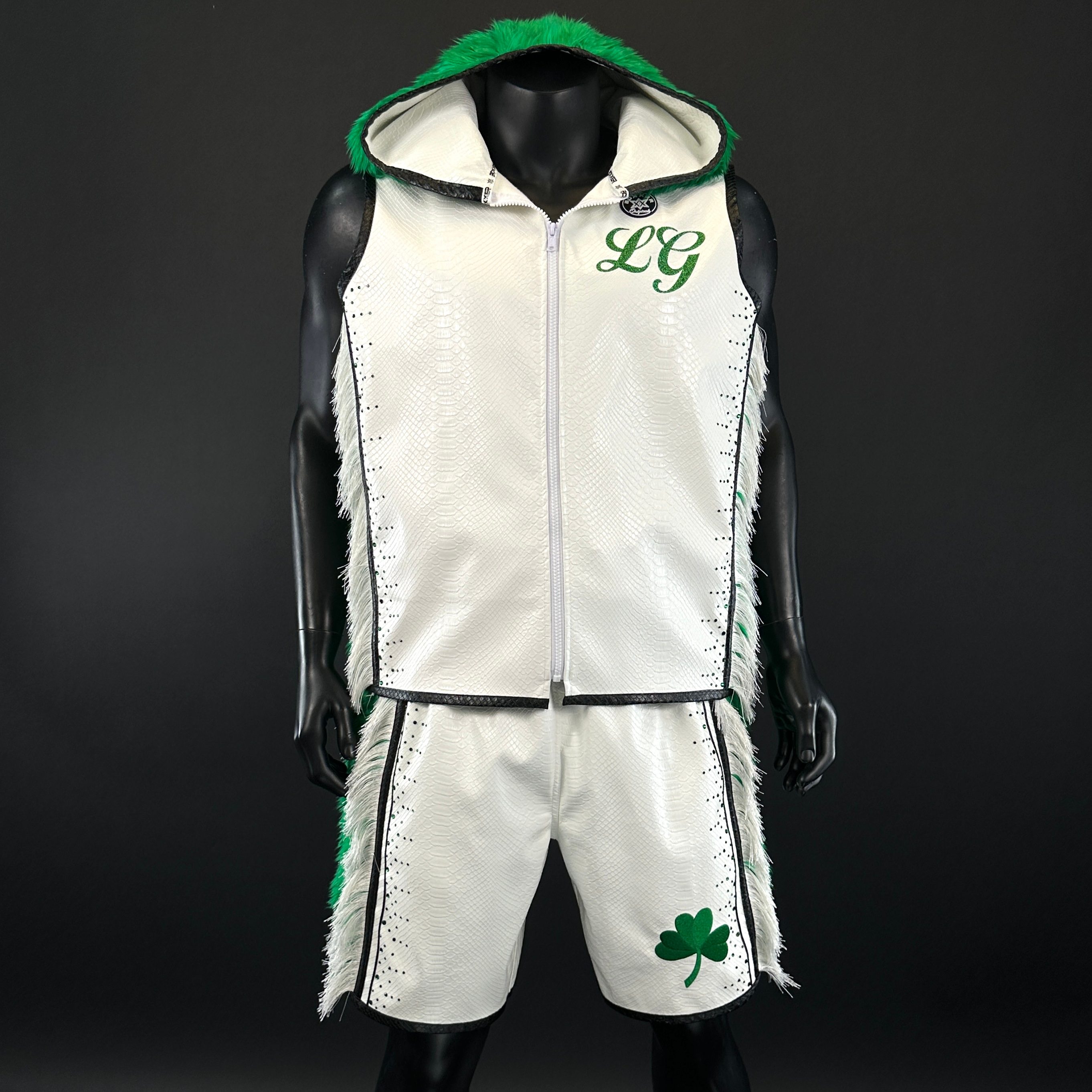 Side Stripe Luxury II Lewis 175291 Custom Boxing Shorts & Trunks