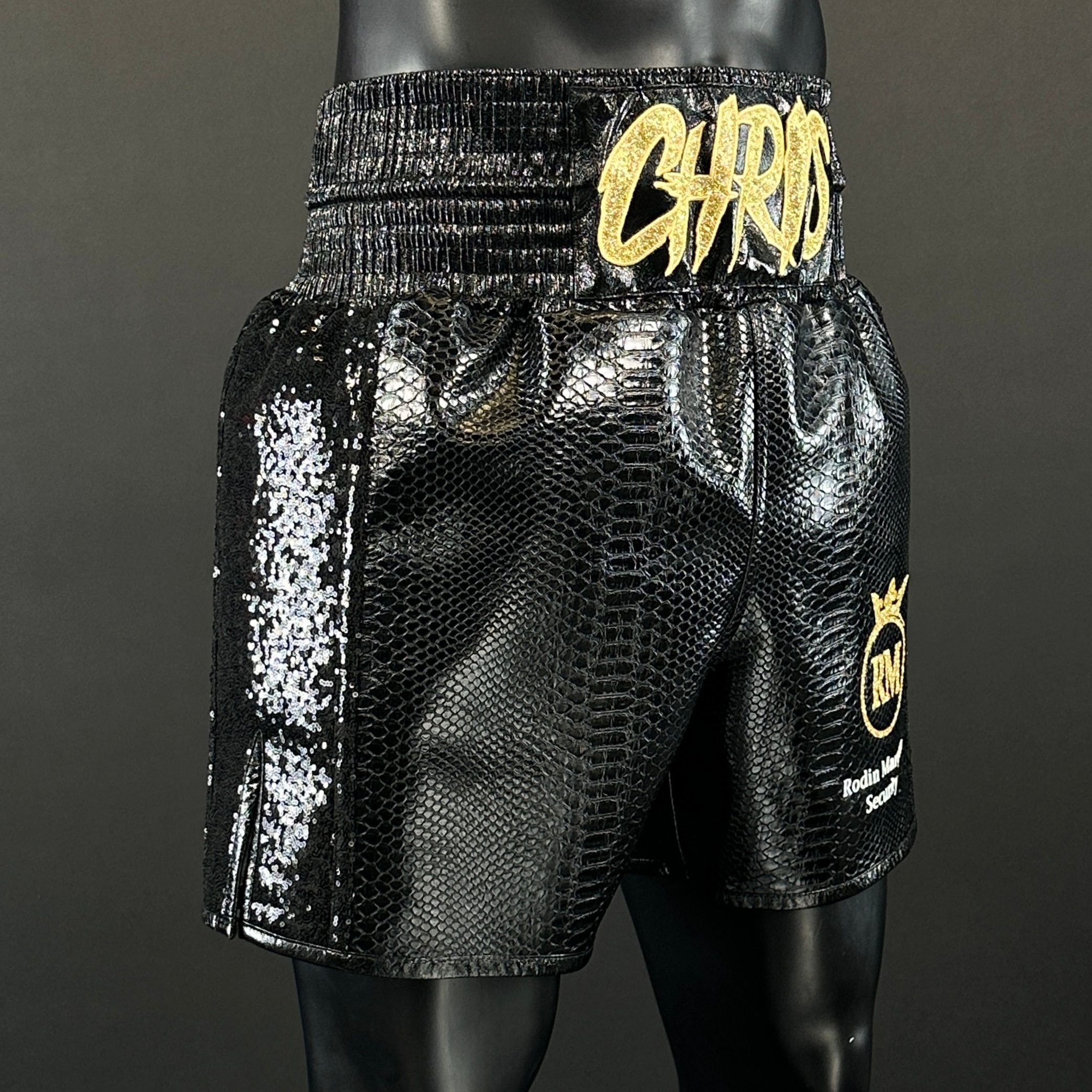 Side Stripe BX  Christian 175312 Custom Boxing Shorts & Trunks