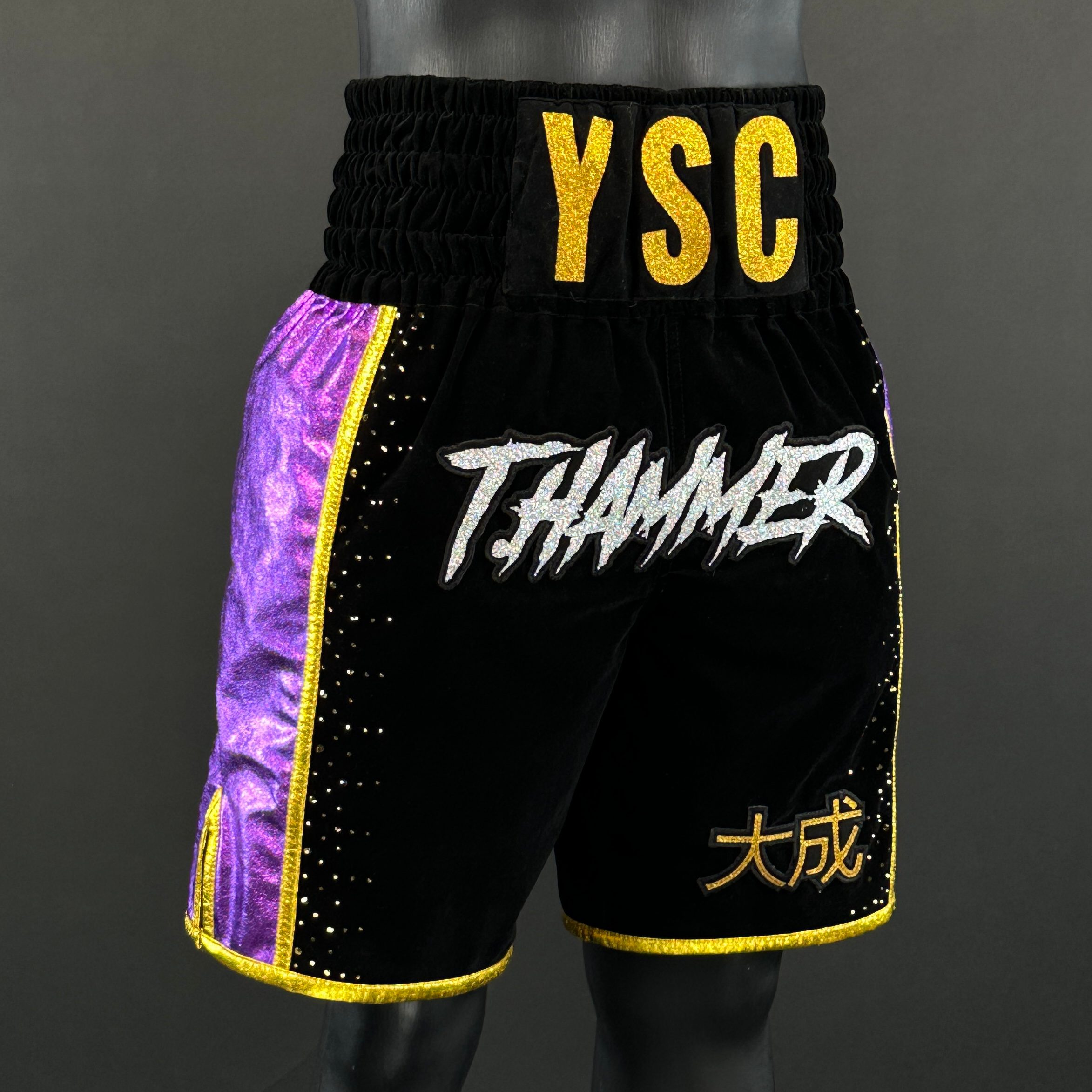 Side Stripe BX Old Youn 174744 Custom Boxing Shorts & Trunks