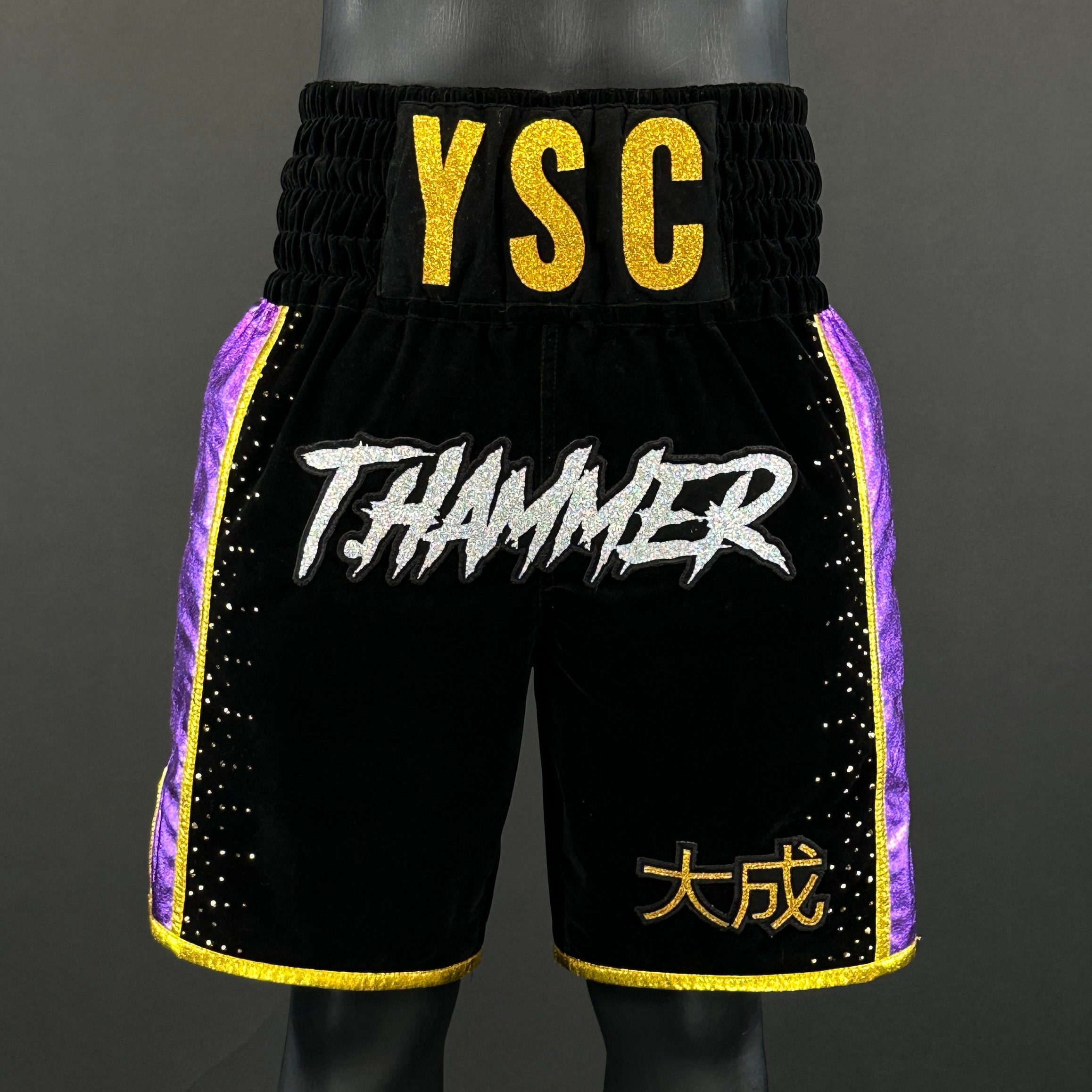 Side Stripe BX  Youn 174744 Custom Boxing Shorts & Trunks