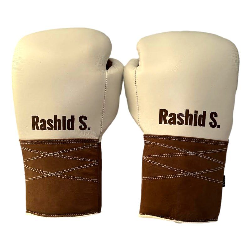 Glove Two Colour RIDGED 172678 Rashid Boxing Gloves